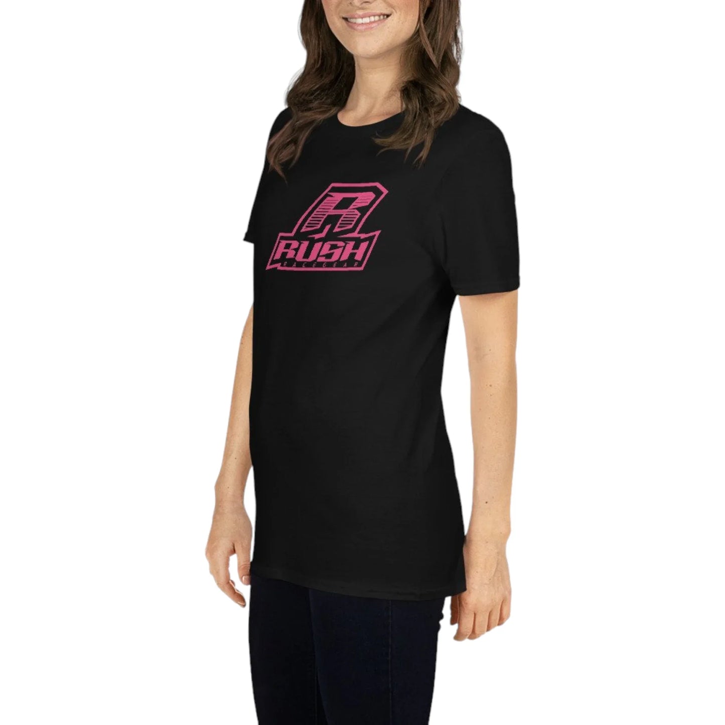 Rush Magenta Stacked - Unisex Tee - Dash Racegear