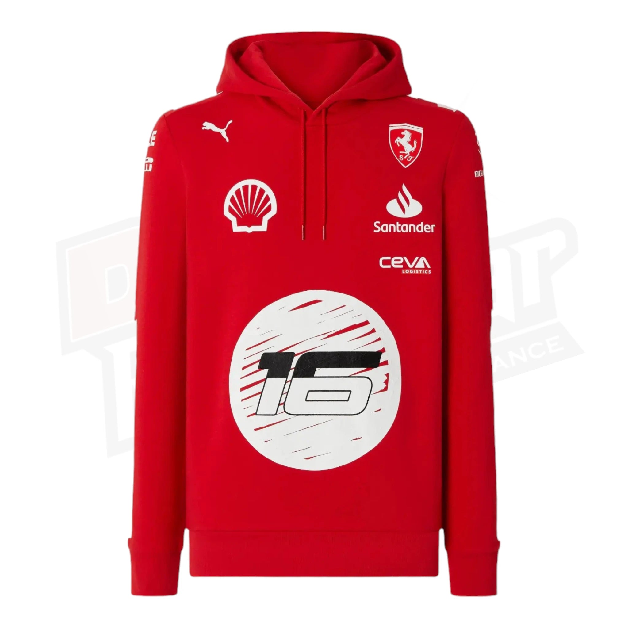 Scuderia Ferrari Charles Leclerc sweatshirt Joshua Vides Dash Racegear