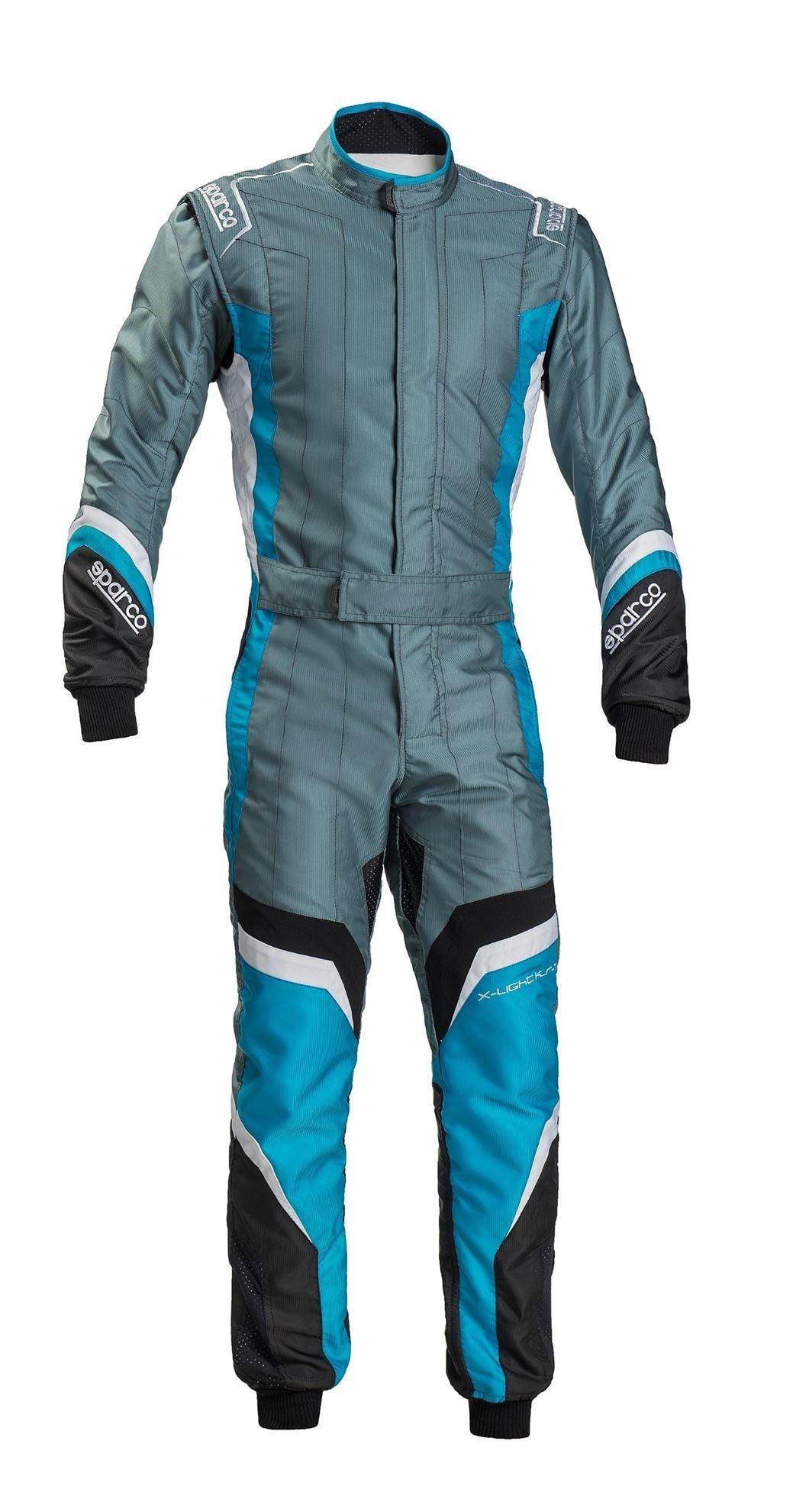 Sparco X-Light KS-7 Kart-Suit Black/Grey - DASH CIK-Homologation - Dash Racegear