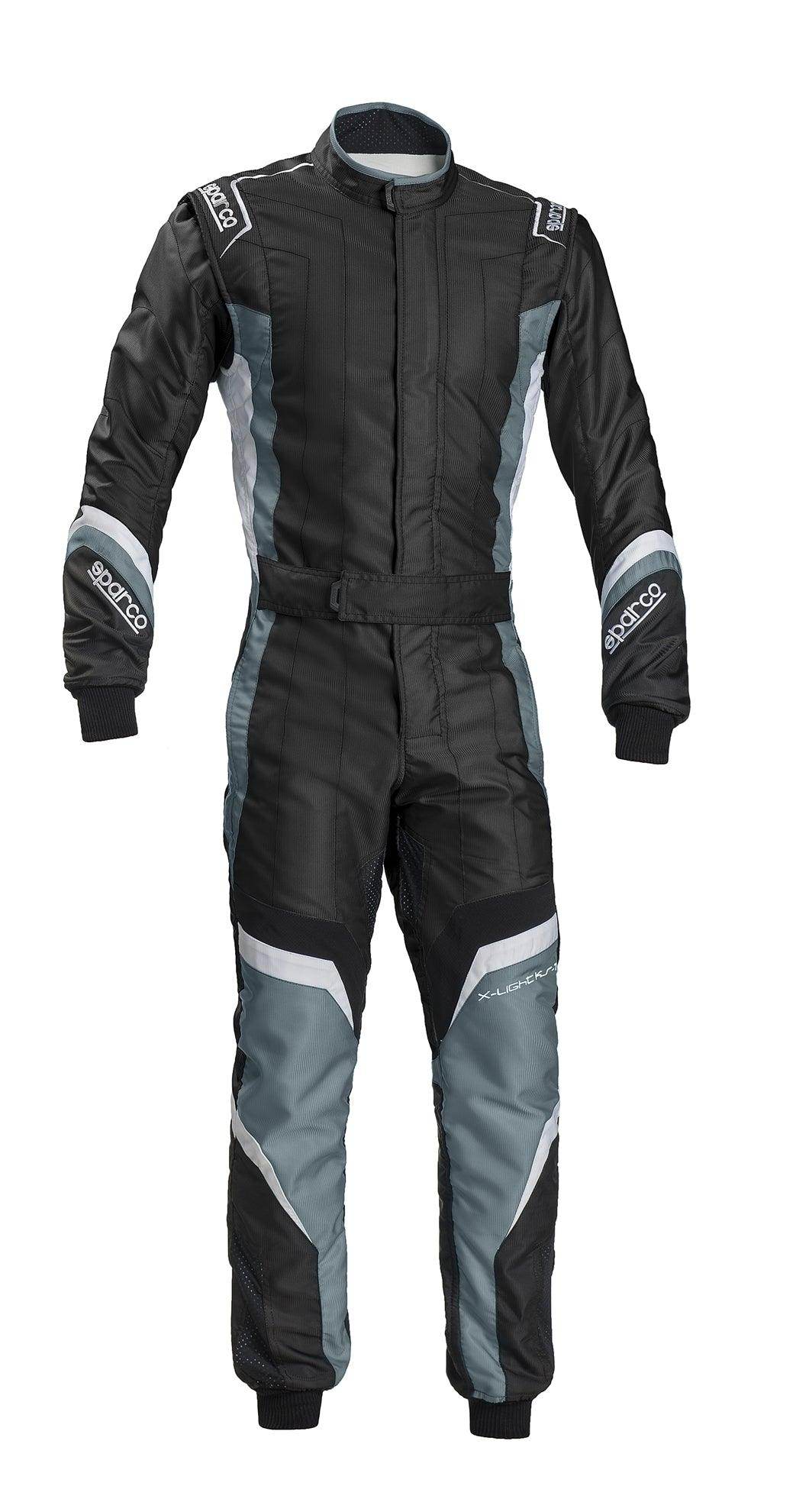 Sparco X-Light KS-7 Kart-Suit Black/Grey - DASH CIK-Homologation - Dash Racegear