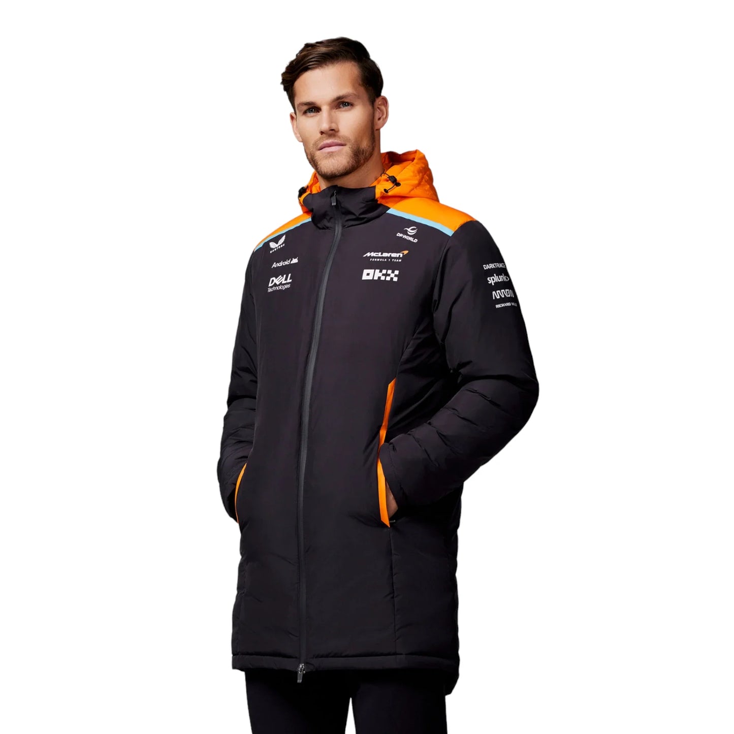 Unisex Official Teamwear Longline Padded Jacket Formula 1 - Dash Racegear