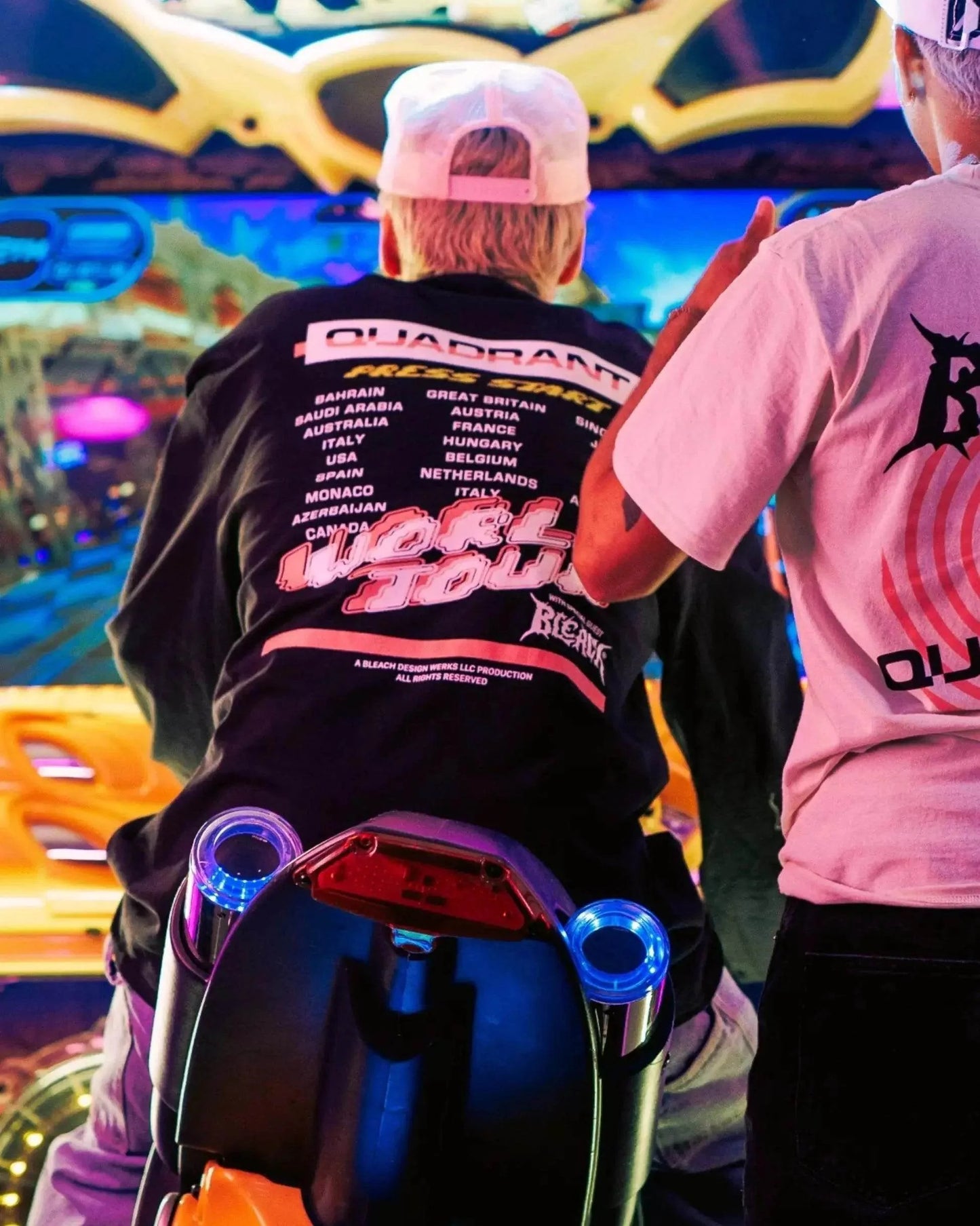 WORLD TOUR BLACK LS TEE - Dash Racegear