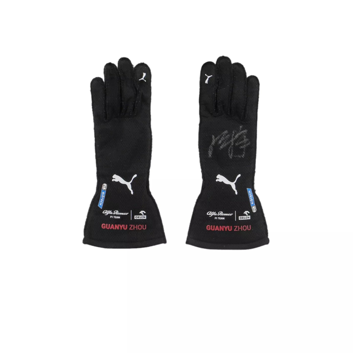 2022 ZHOU GUANYU FORMULA 1 RACE GLOVES - SINGAPORE GP - Dash Racegear