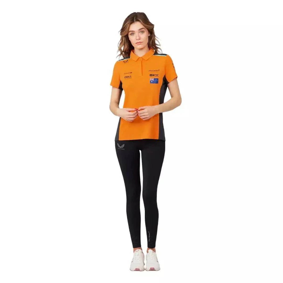 WOMENS MCLAREN REPLICA POLO SHIRT OSCAR PIASTRI - Dash Racegear