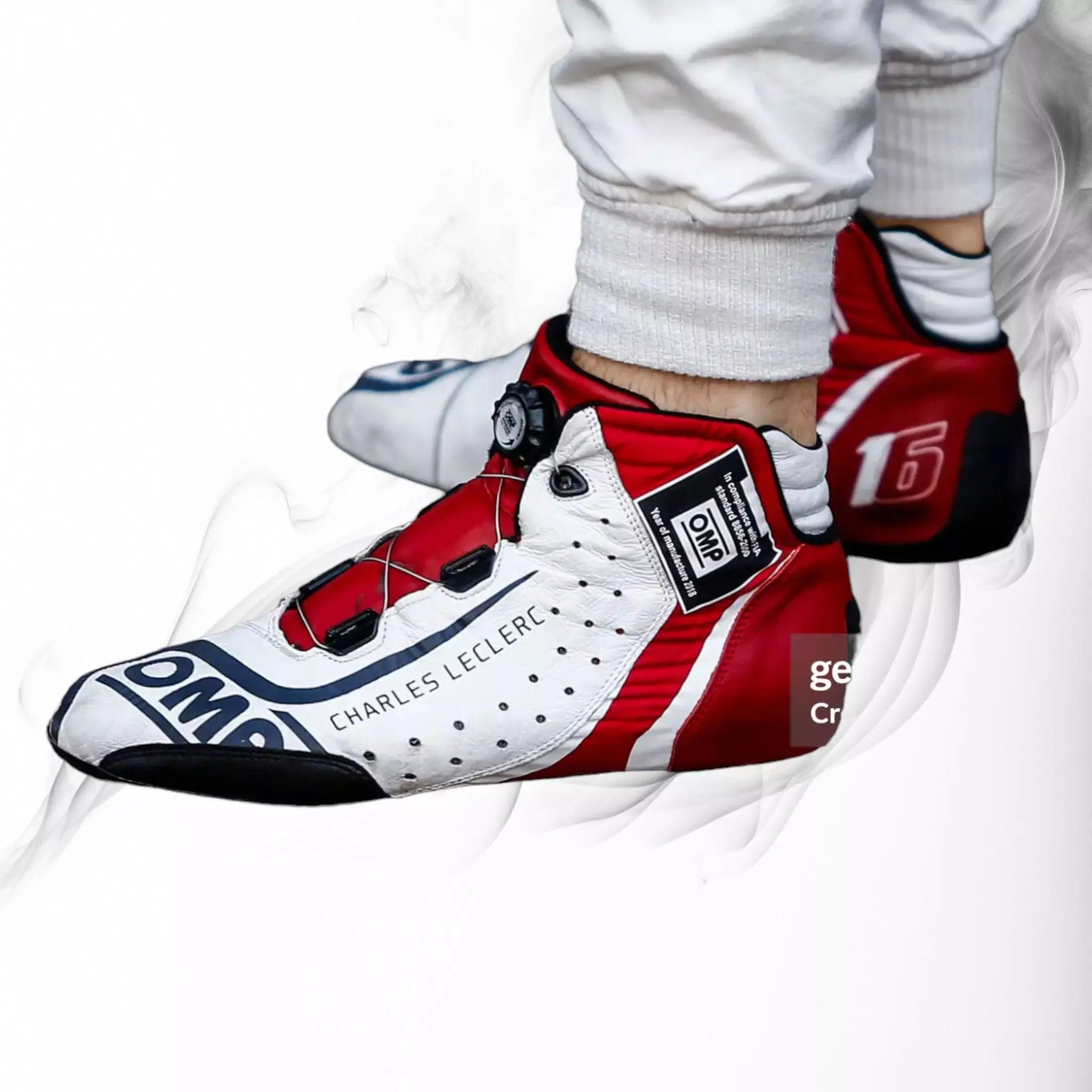 2018 Charles Leclerc Alfa Romeo Sauber Formula One Team Shoes - Dash Racegear 