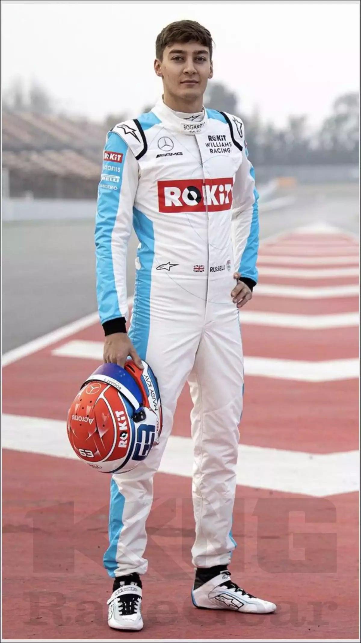 2020 George Russell Williams Racing F1 Race Suit - Dash Racegear 