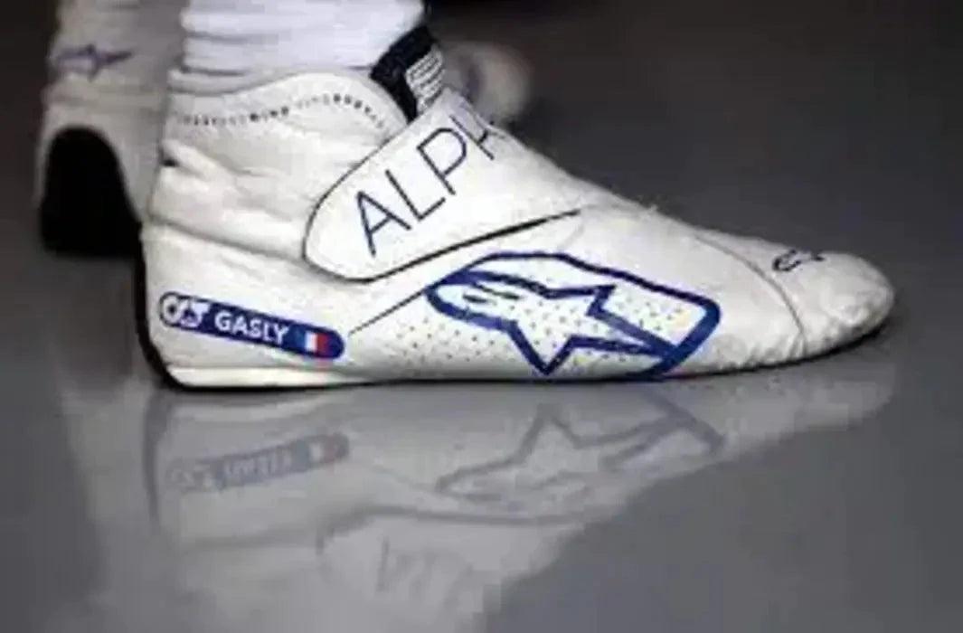 2020 Pierre Gasly Race Austrian Grand Prix's Scuderia AlphaTauri F1 Boots - Dash Racegear 
