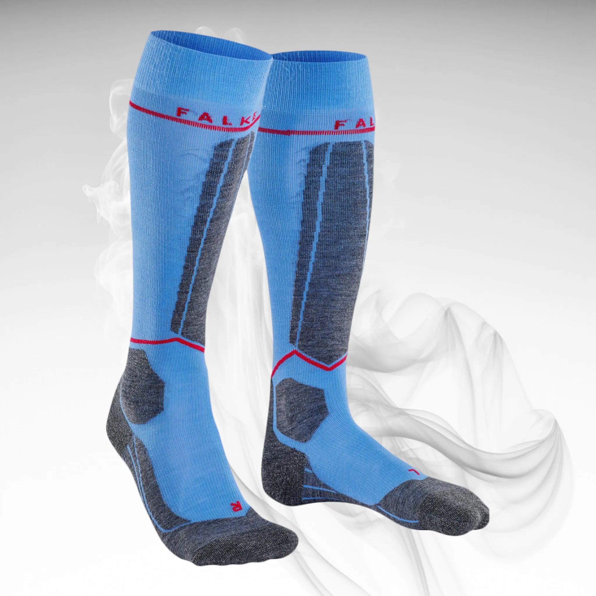 2022 Falke Women's SK4 Energizing Light Ski Sock - Dash Racegear 