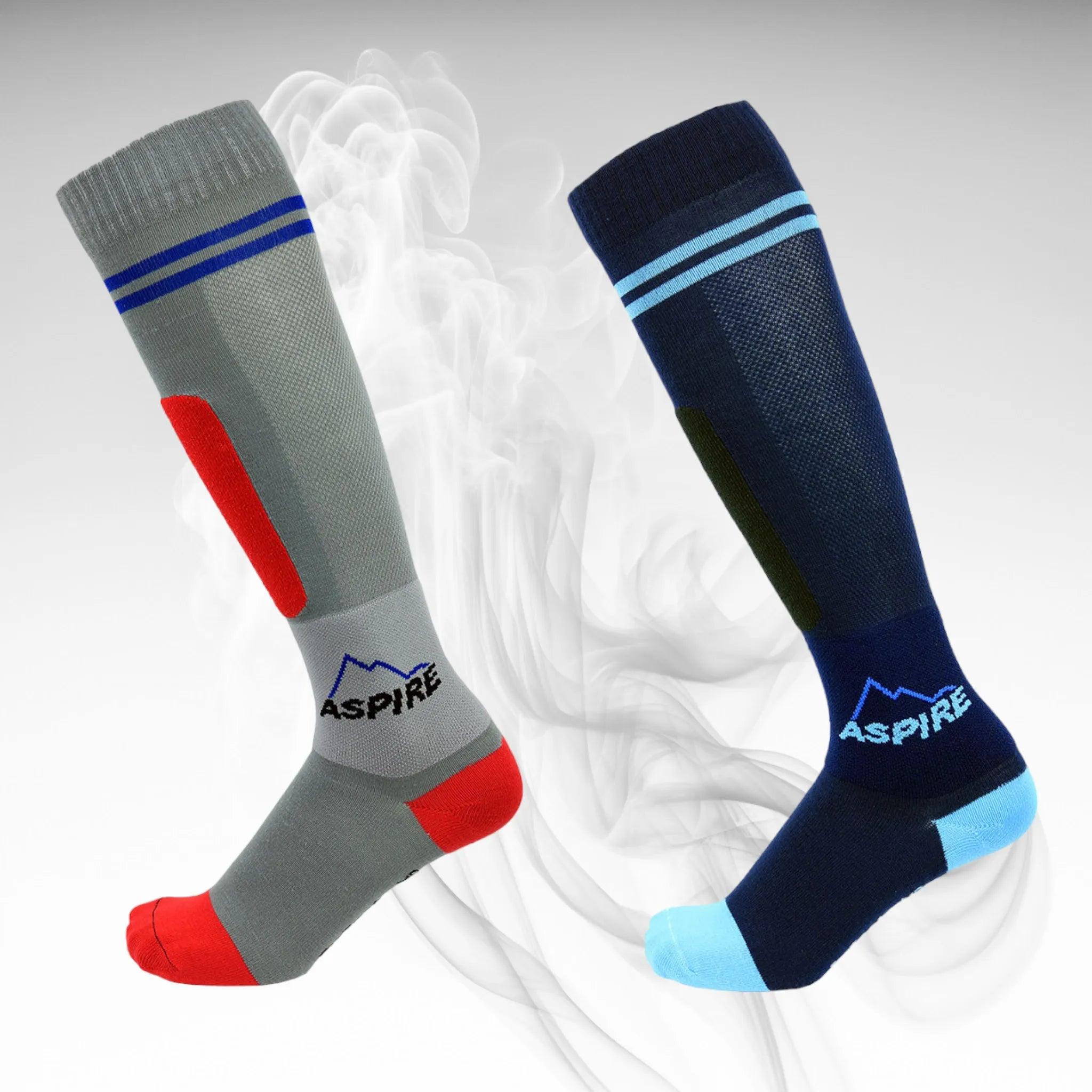 2023 Aspire Ski-D Ski Socks - Dash Racegear 
