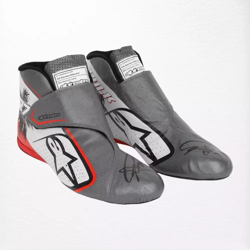 2023 Kevin Magnussen Haas F1 Team Race Boots - Miami GP - Dash Racegear 