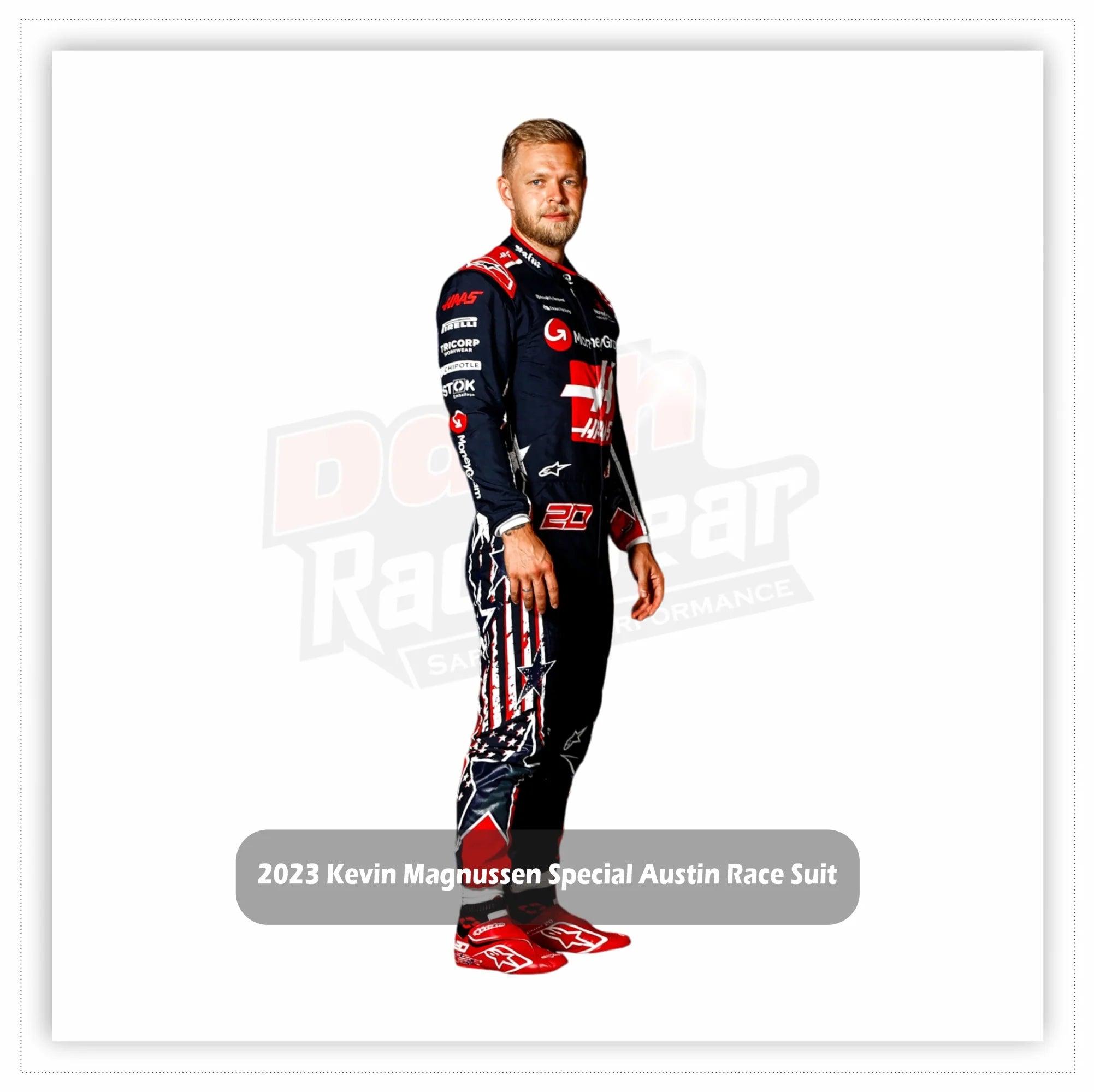 2023 Kevin Magnussen Special Austin Race Suit - United States Grand Prix - Dash Racegear 