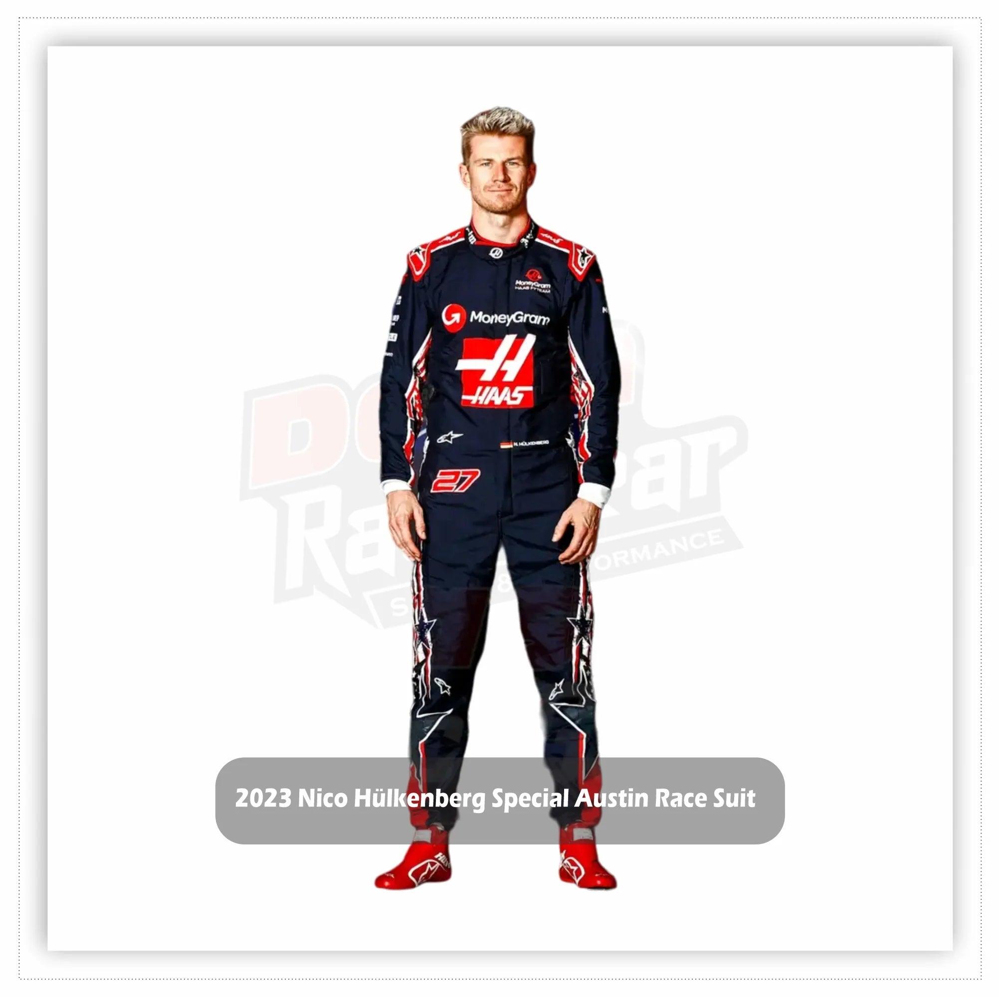 2023 Nico Hülkenberg Special Austin Race Suit - United States Grand Prix - Dash Racegear 