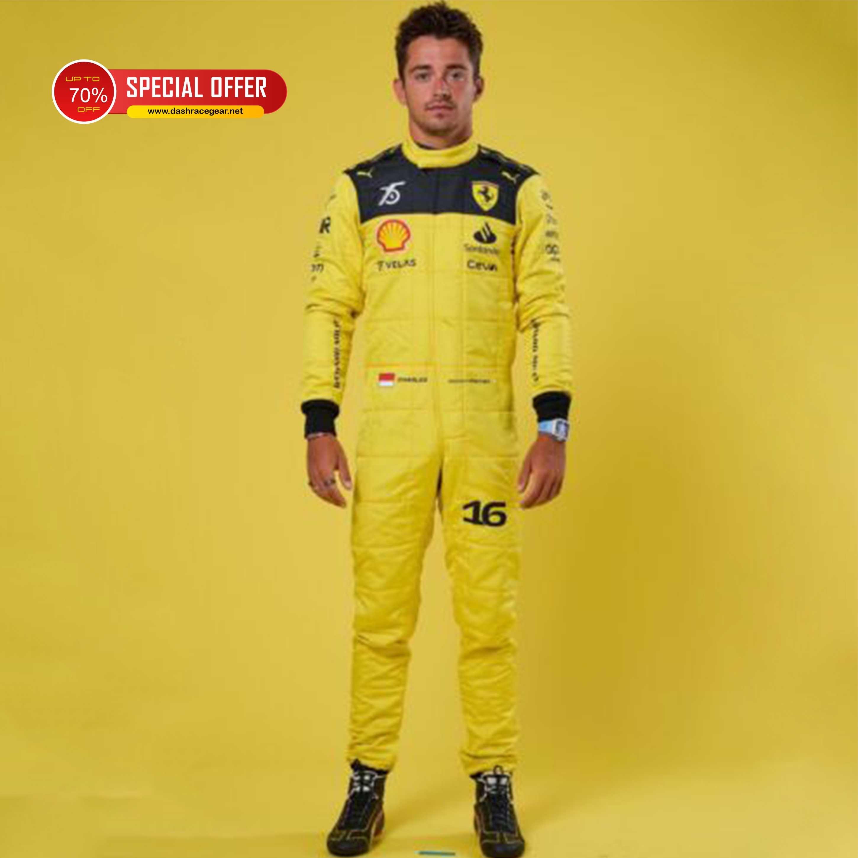 Charles Leclerc | Ferrari's 75th anniversary Suit | Special Edition DASH RACEGEAR