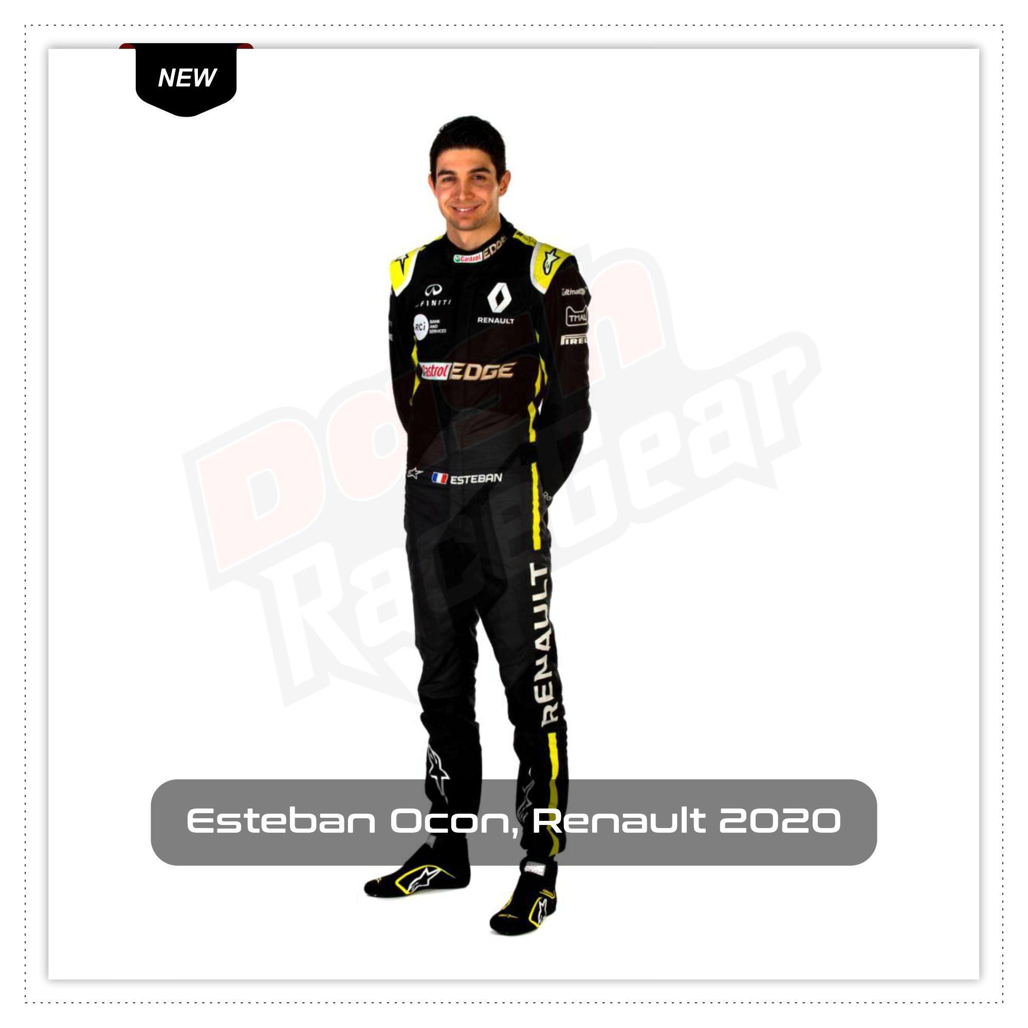 Esteban Ocon Renault 2020 Race Suit DASH RACEGEAR