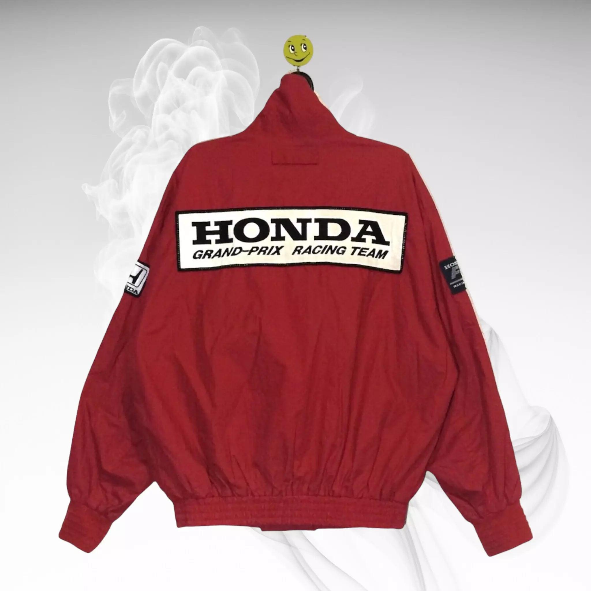 Honda Grand-Prix Vintage Racing Embroidered Formula 1 Team Jacket - Dash Racegear 