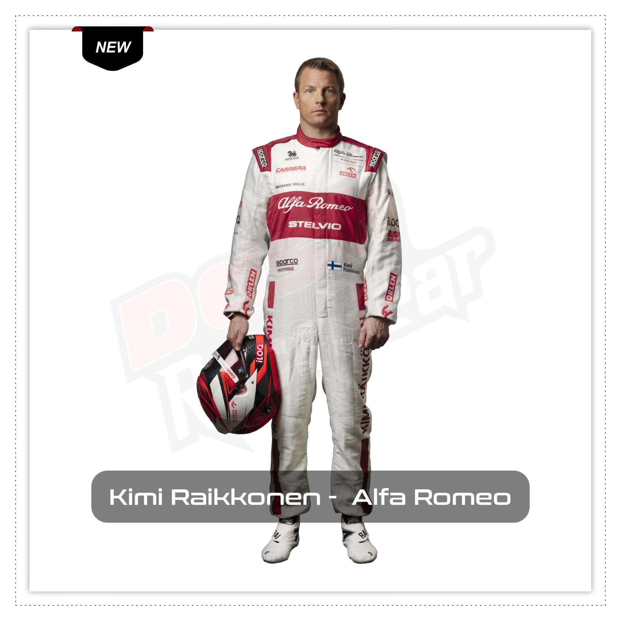 Kimi Raikkonen  Alfa Romeo 2020 Race suit DASH RACEGEAR