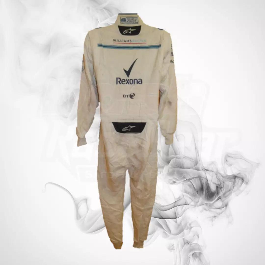 2018 Lance Stroll Abu Dhabi GP Williams race suit - Dash Racegear 