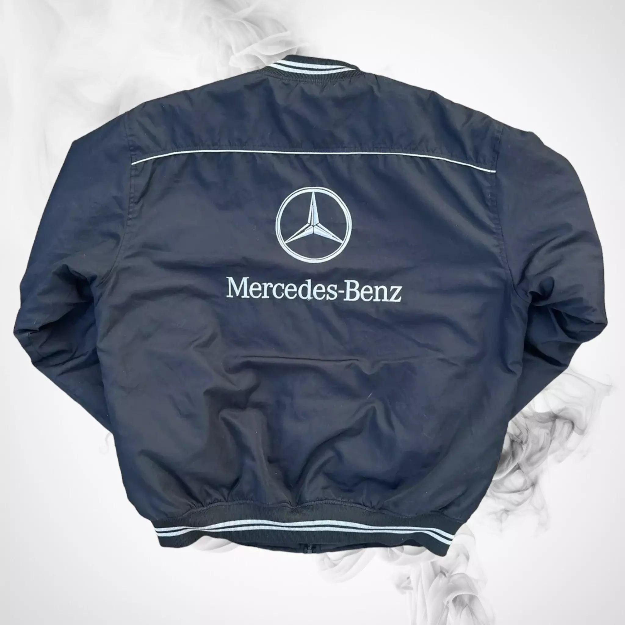 Mercedes Benz AMG Vintage 90s Racing Jacket Motorsport Black - Dash Racegear 