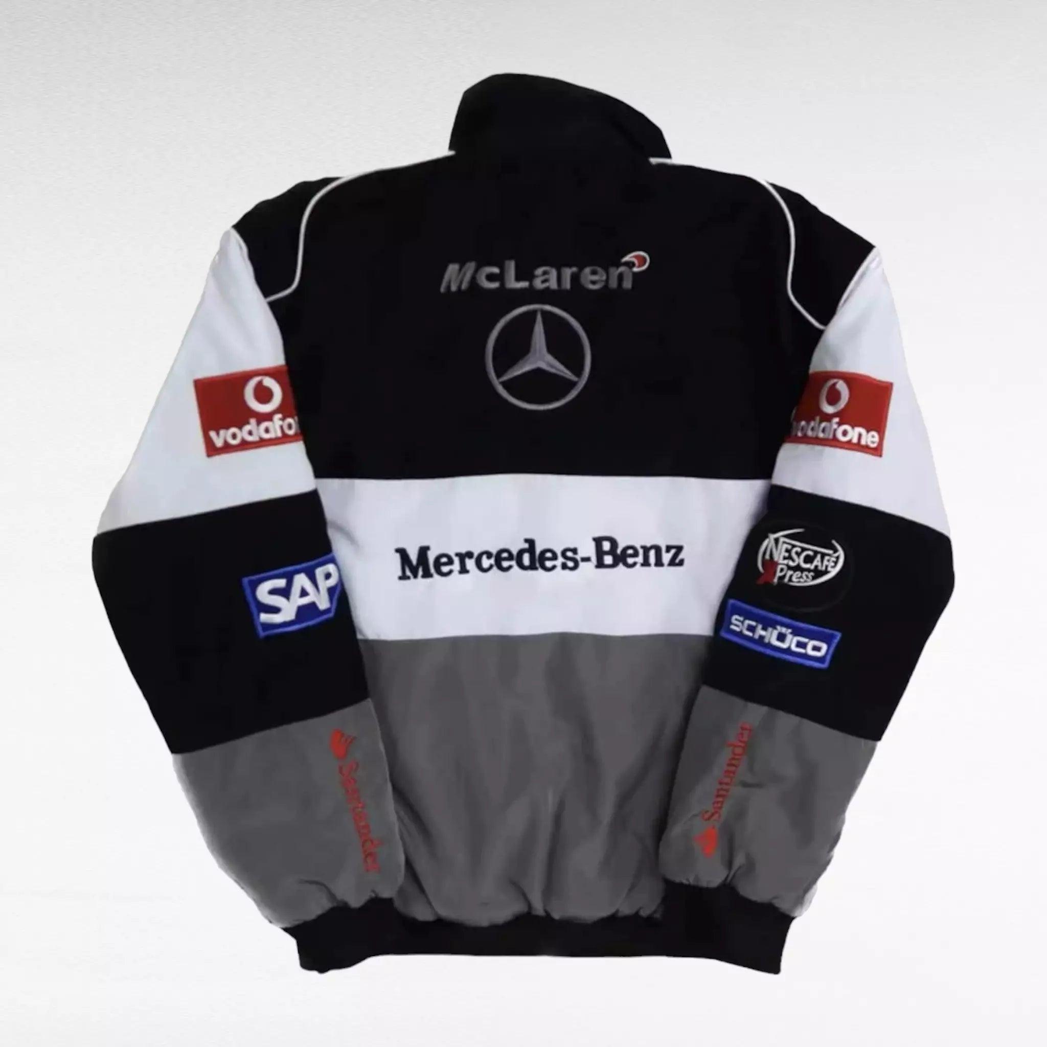 Mercedes benz Jacket AMG Embroidered F1 Racing Street Wear - Dash Racegear 