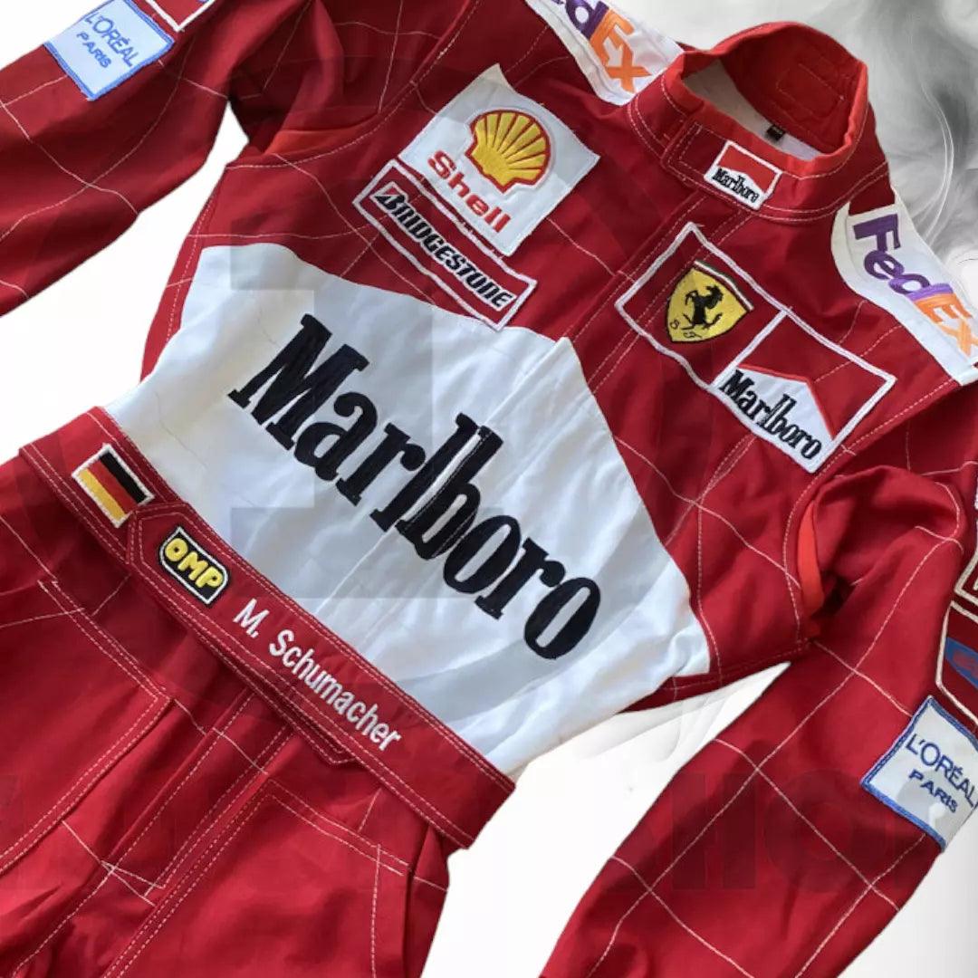 Michael Schumacher 2001 Replica Racing Suit DASH RACEGEAR