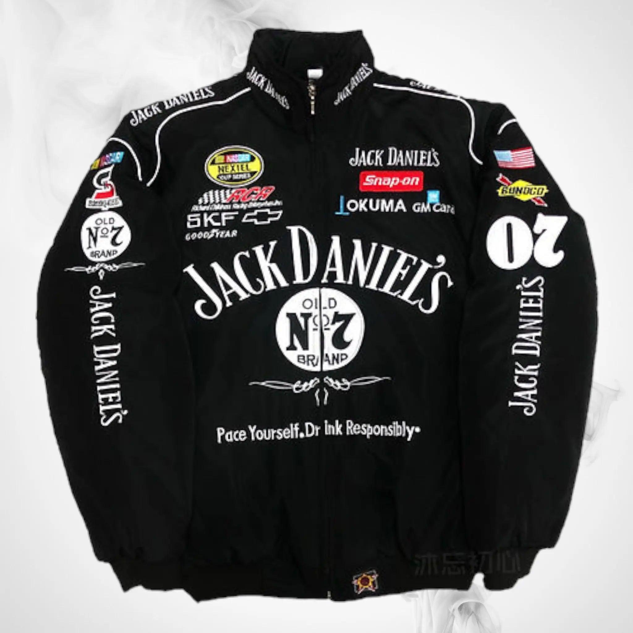 Nascar Jack Daniels Vintage Racing Jacket - Dash Racegear 