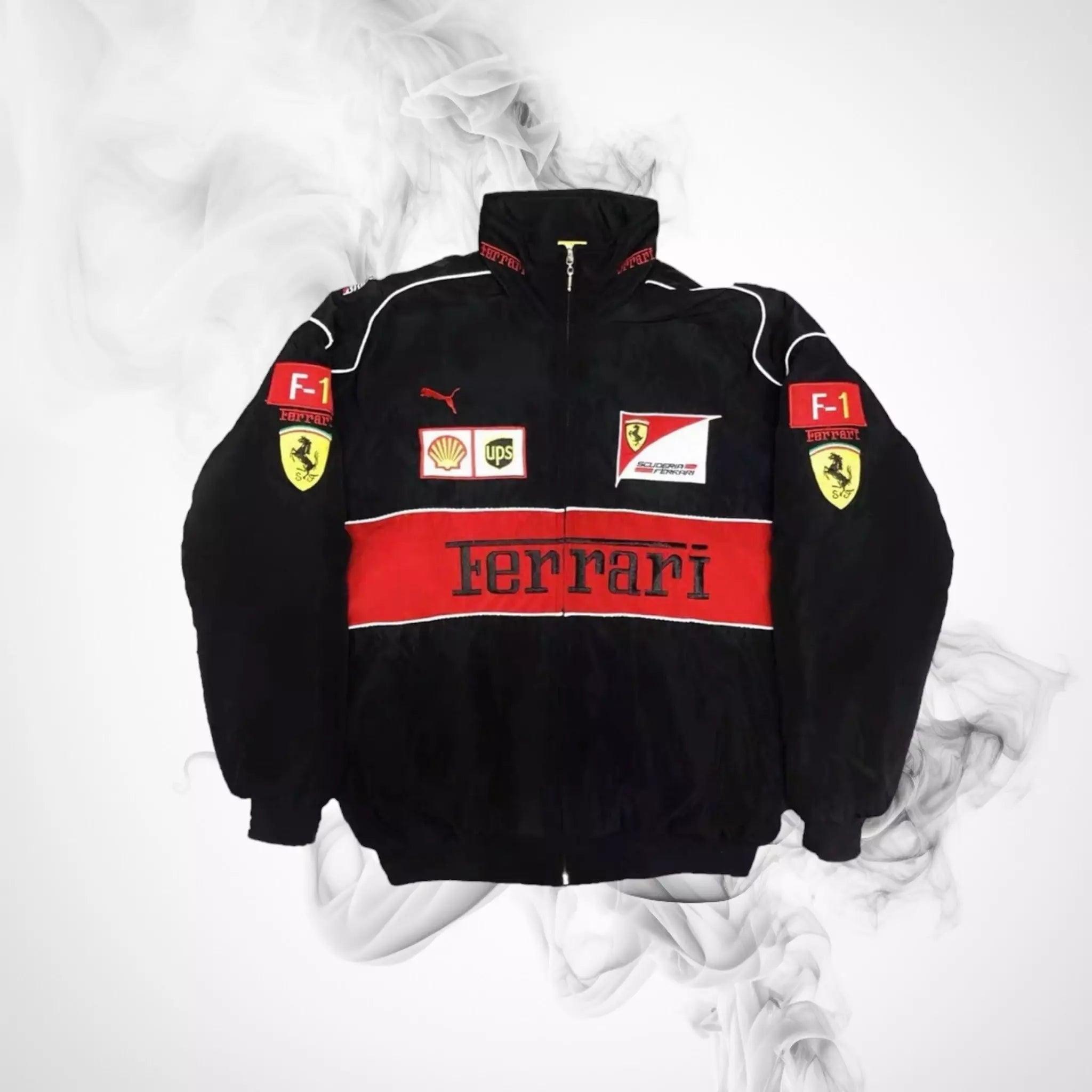 Nascar Jacket Ferrari Vintage Racing Jacket - Dash Racegear 