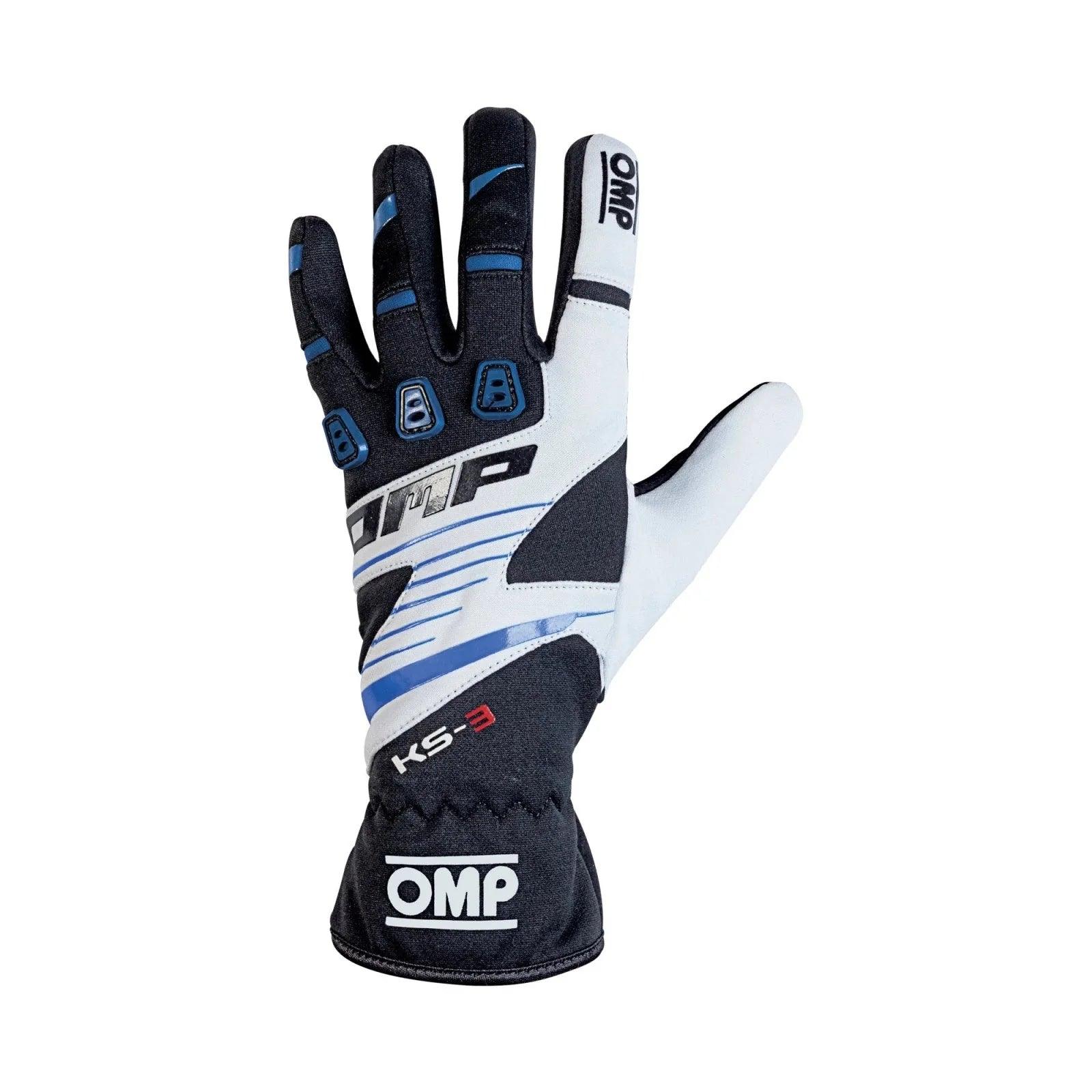 OMP KS-3 Kart Gloves - Adult Sizes - Dash Racegear 