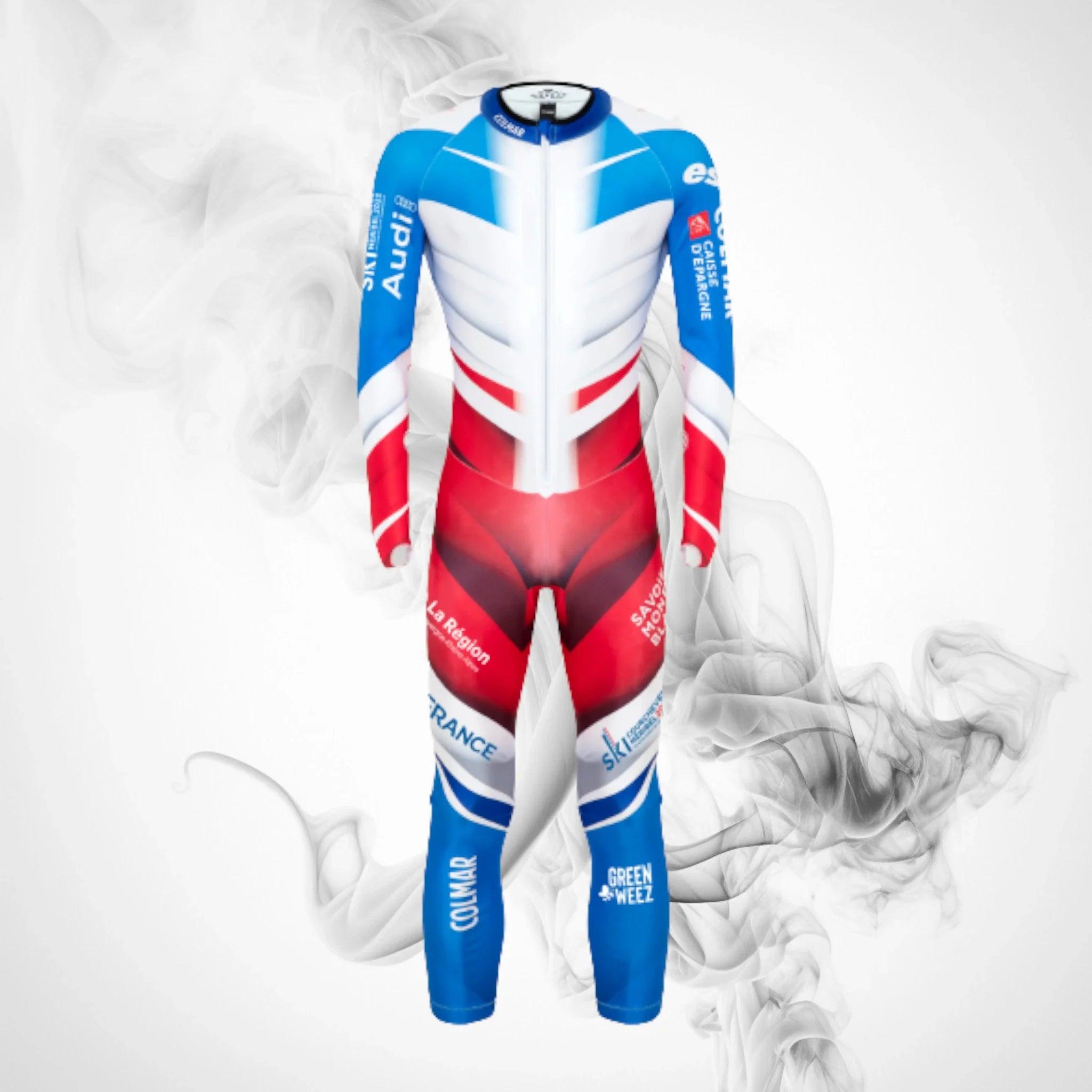 Ski Race Suit COLMAR French Team Men's Suit - Dash Racegear 