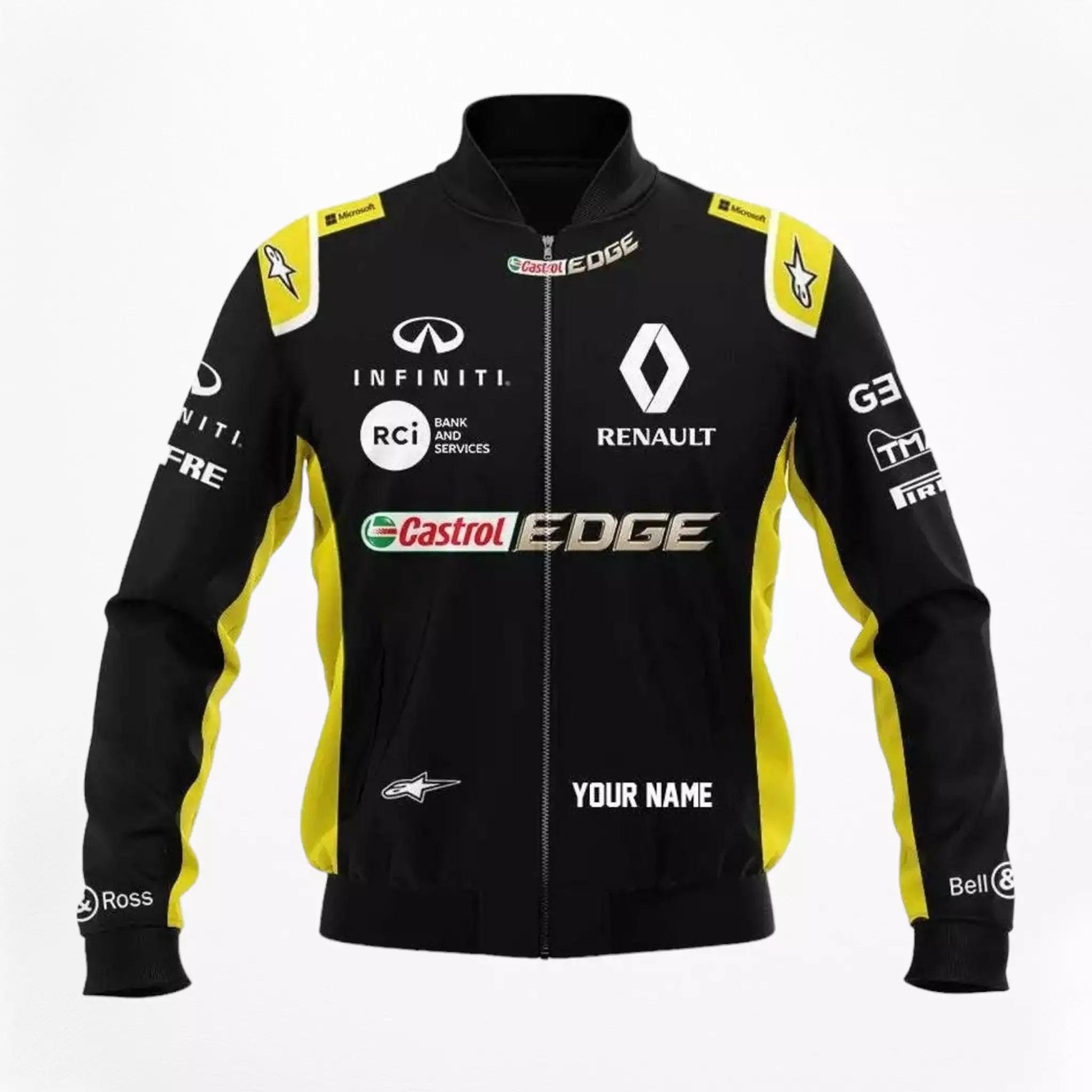 Renault EDGE Personalized Racing Bomber Jacket Dash Racegear