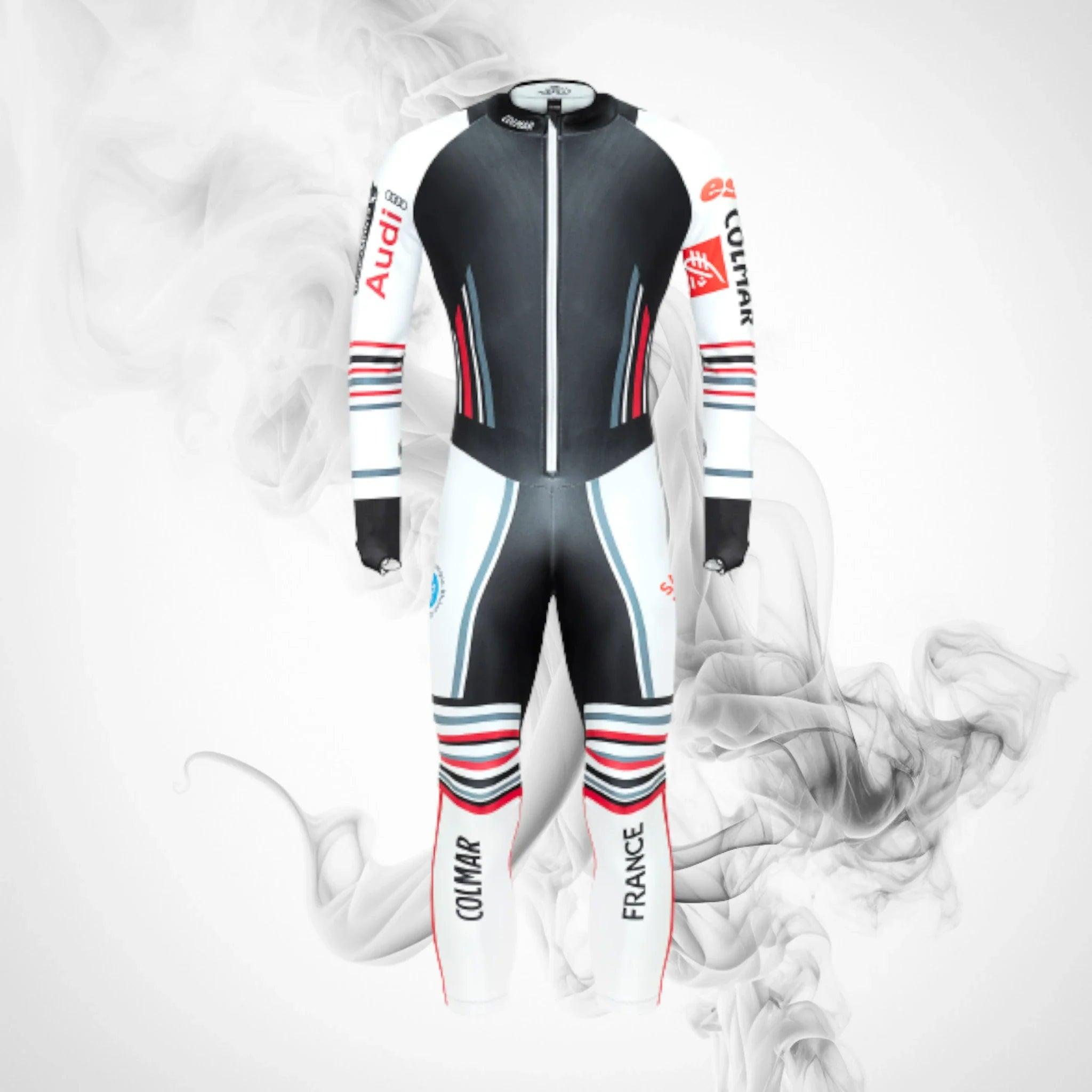 Ski Race Suit COLMAR French Team Men's Suit Junior - Dash Racegear 