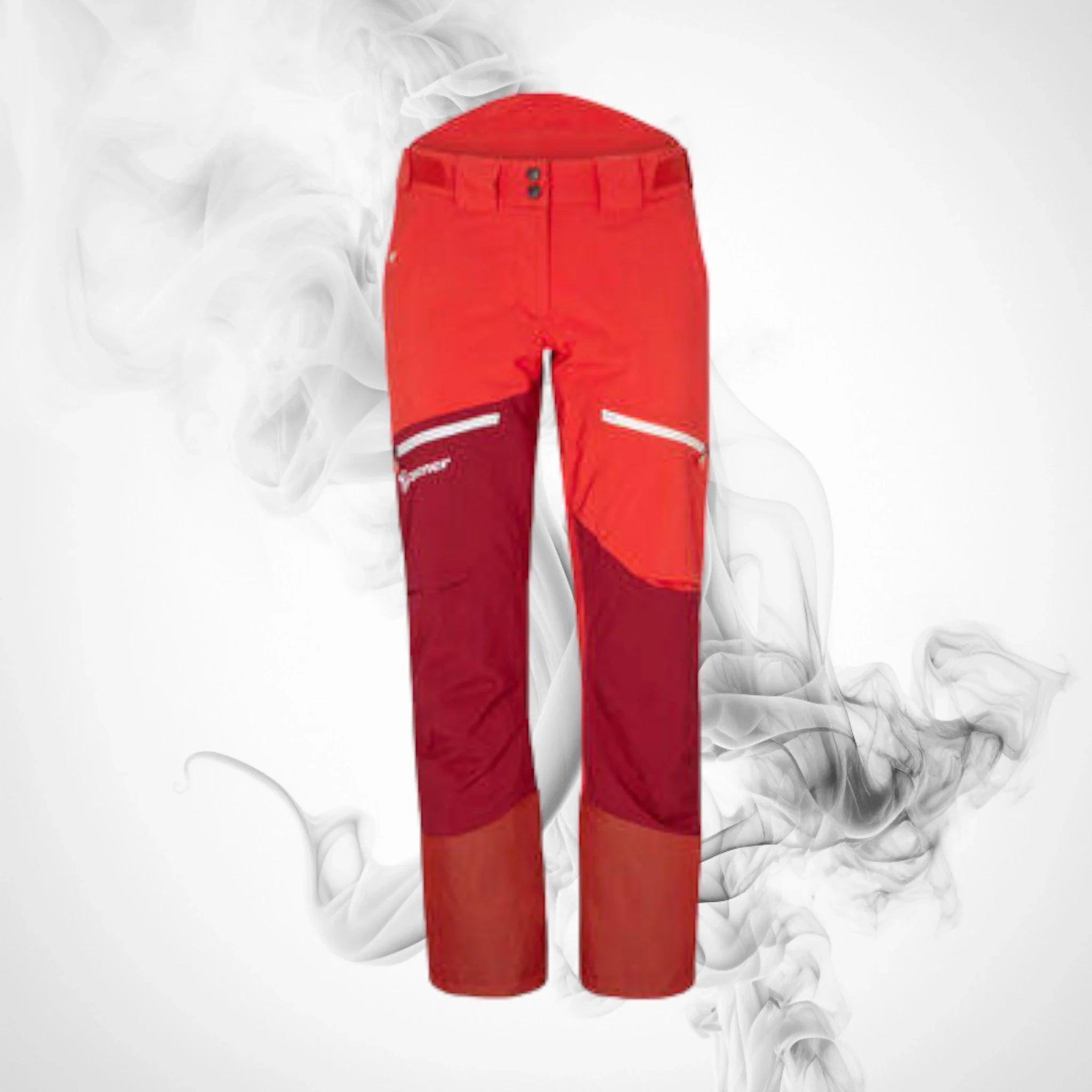 Ski pants ZIENER Temmo Full-Zip Lady Red - Dash Racegear 