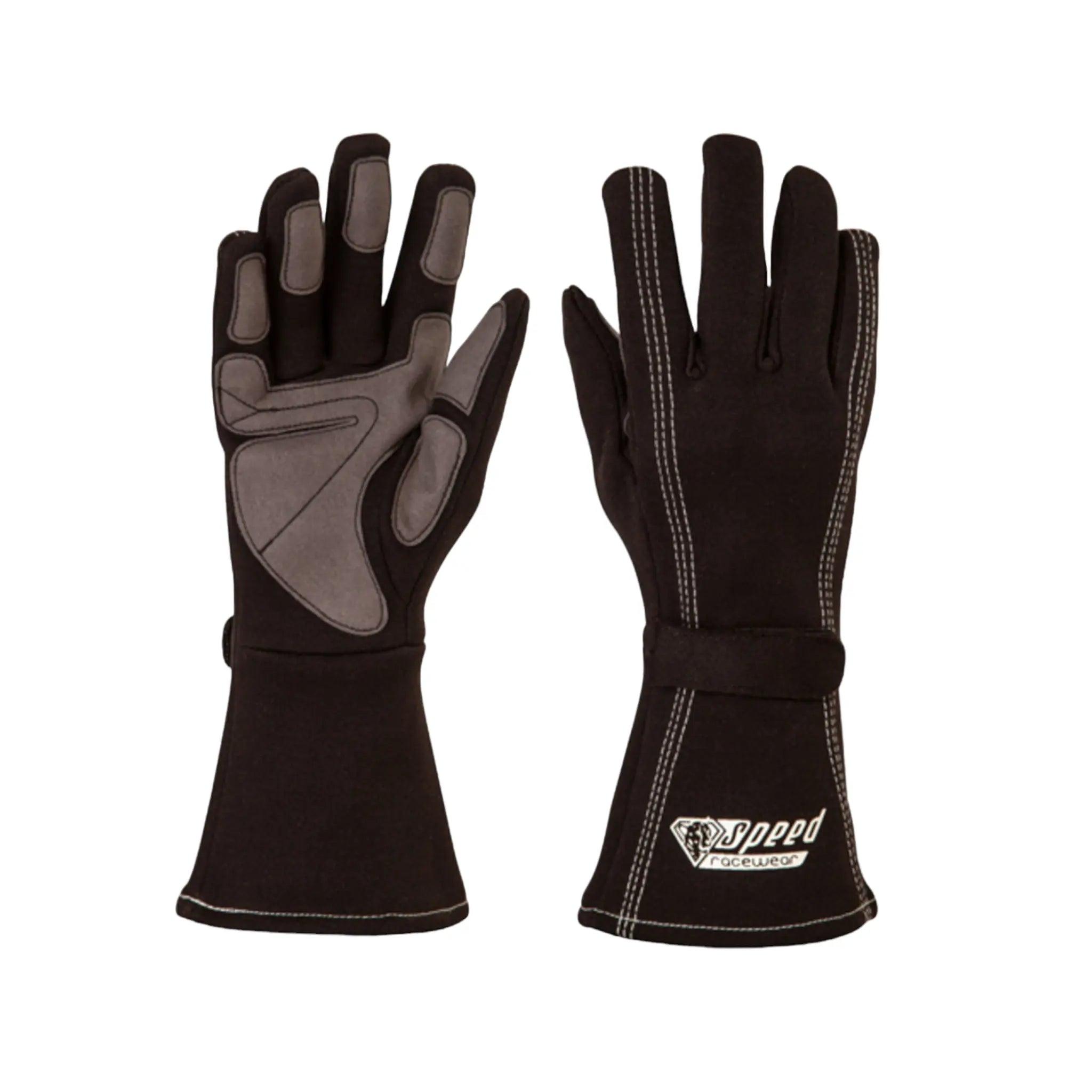 Speed gloves Auckland G-1 Black DASH RACE