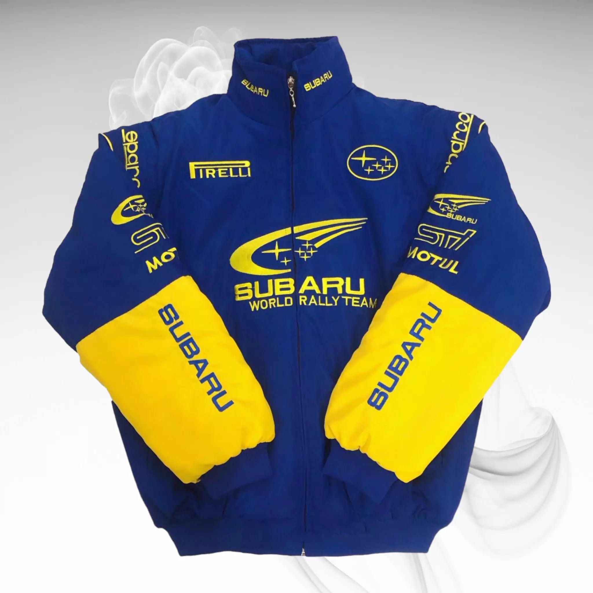 Subaru F1 Racing Embroidered Jacket Thicken Style - Dash Racegear 