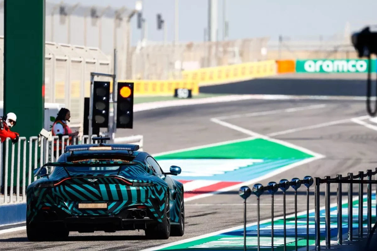 NEW 656BHP ASTON MARTIN F1 SAFETY CAR BREAKS COVER IN BAHRAIN