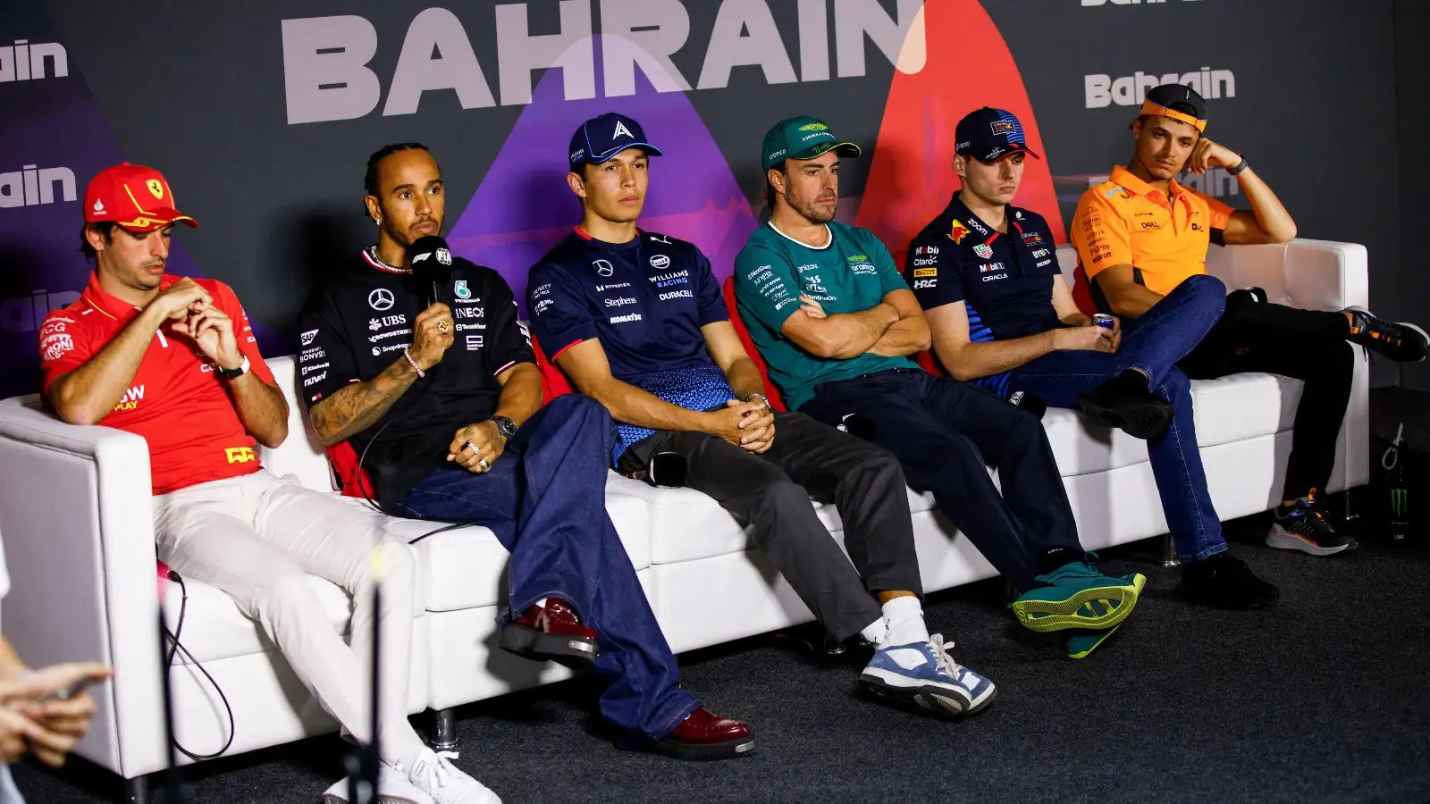 F1 drivers unite on ‘way over the limit’ calendar as 24-race season begins