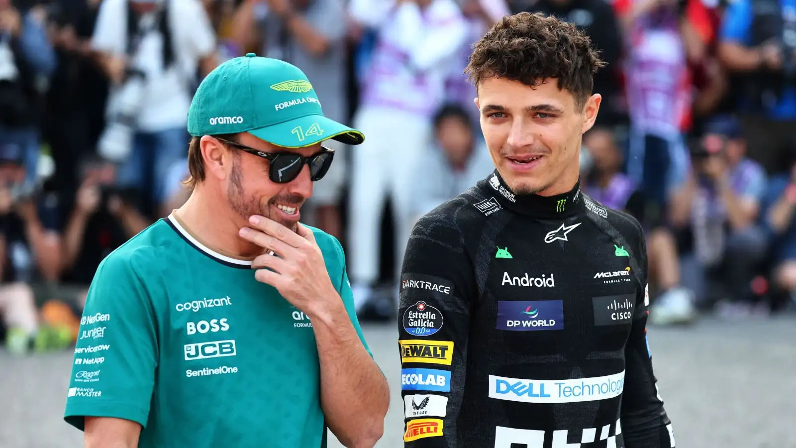 Fernando Alonso teases Lando Norris as Saudi GP ‘jump start’ quip made