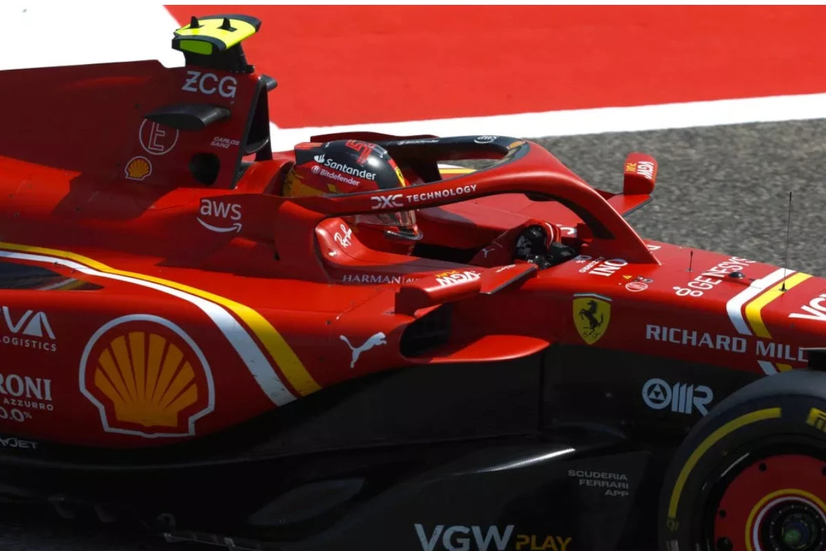 Ferrari's Carlos Sainz 2024 BAHRAIN F1 TEST