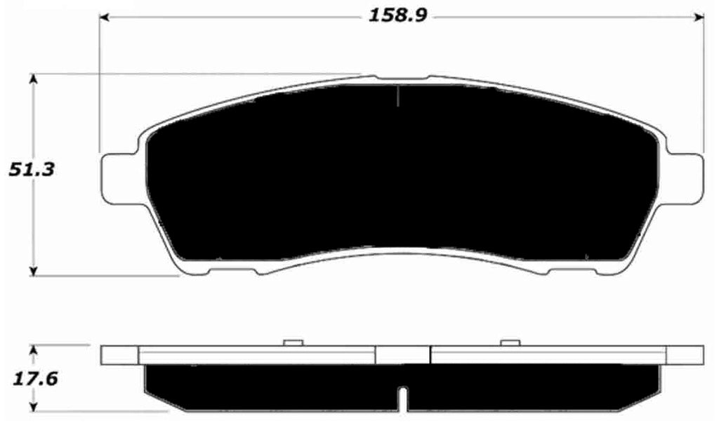 Porterfield Brake Pads for 2000 FORD F350 1 Ton 2WD DRW - Dash Racegear