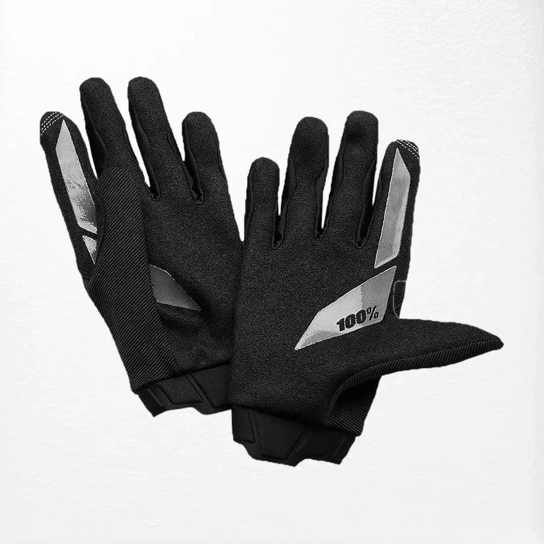 100% Ridecamp MX Gloves Black DASH RACEGEAR