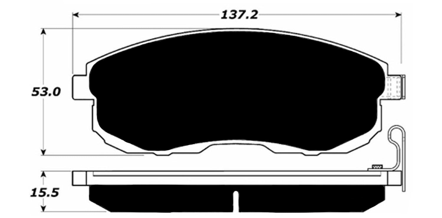 Porterfield Brake Pads for 2010 NISSAN SENTRA 2.5L SE-R - Dash Racegear