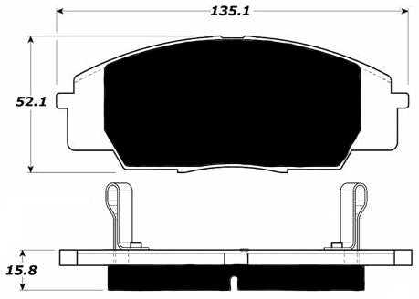 Porterfield Brake Pads for 2004 HONDA S 2000 - Dash Racegear