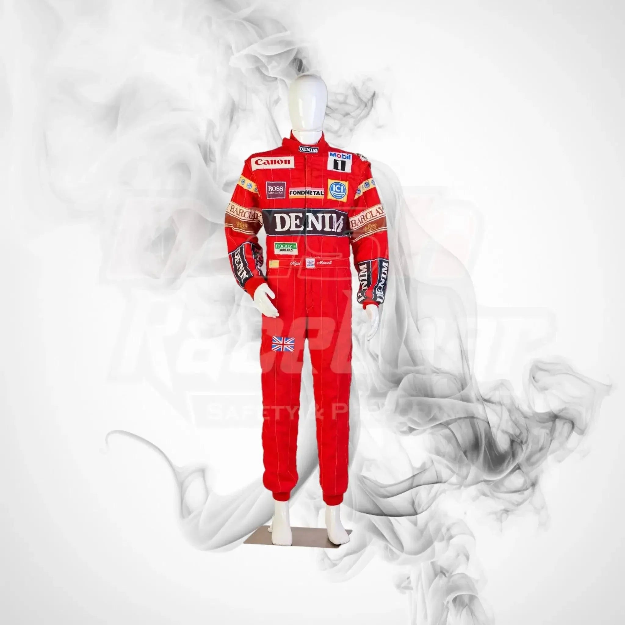 1988 Canon Williams Stand 21 Formula 1 NIGEL MANSELL’S Race Suit - Dash Racewear