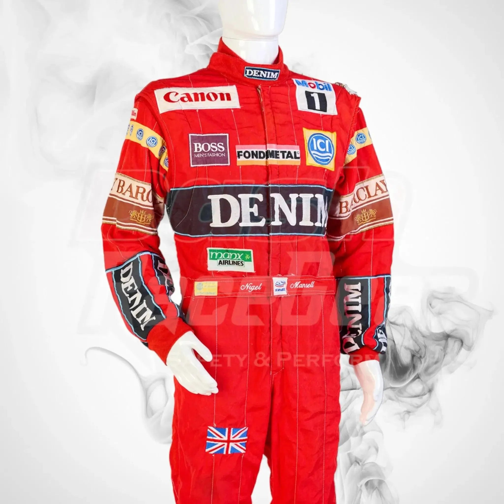 1988 Canon Williams Stand 21 Formula 1 NIGEL MANSELL’S Race Suit - Dash Racewear