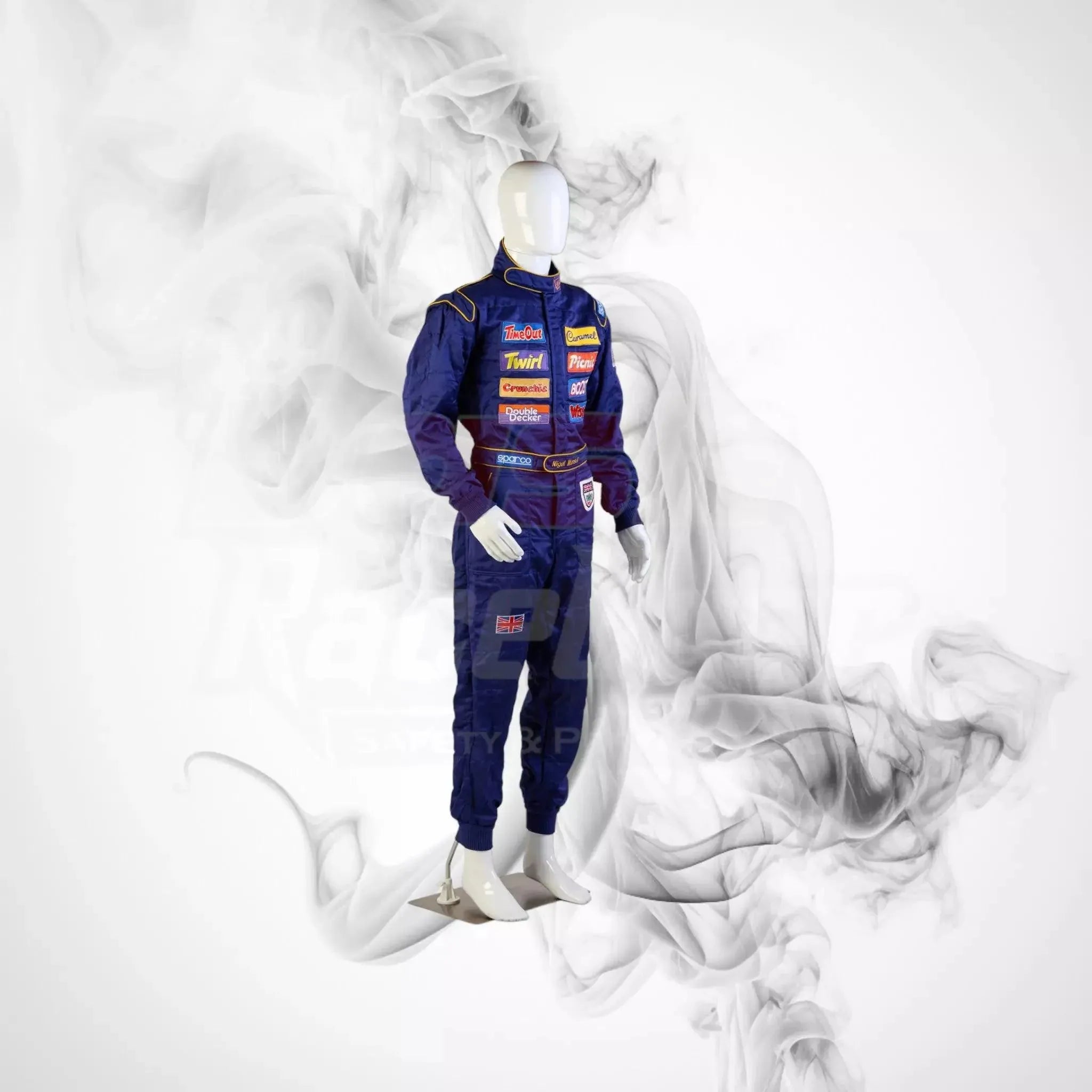 1995 ‘Race The Ace’ Cadbury's Chocolate Sparco NIGEL MANSELL’S Race Suit - Dash Racewear