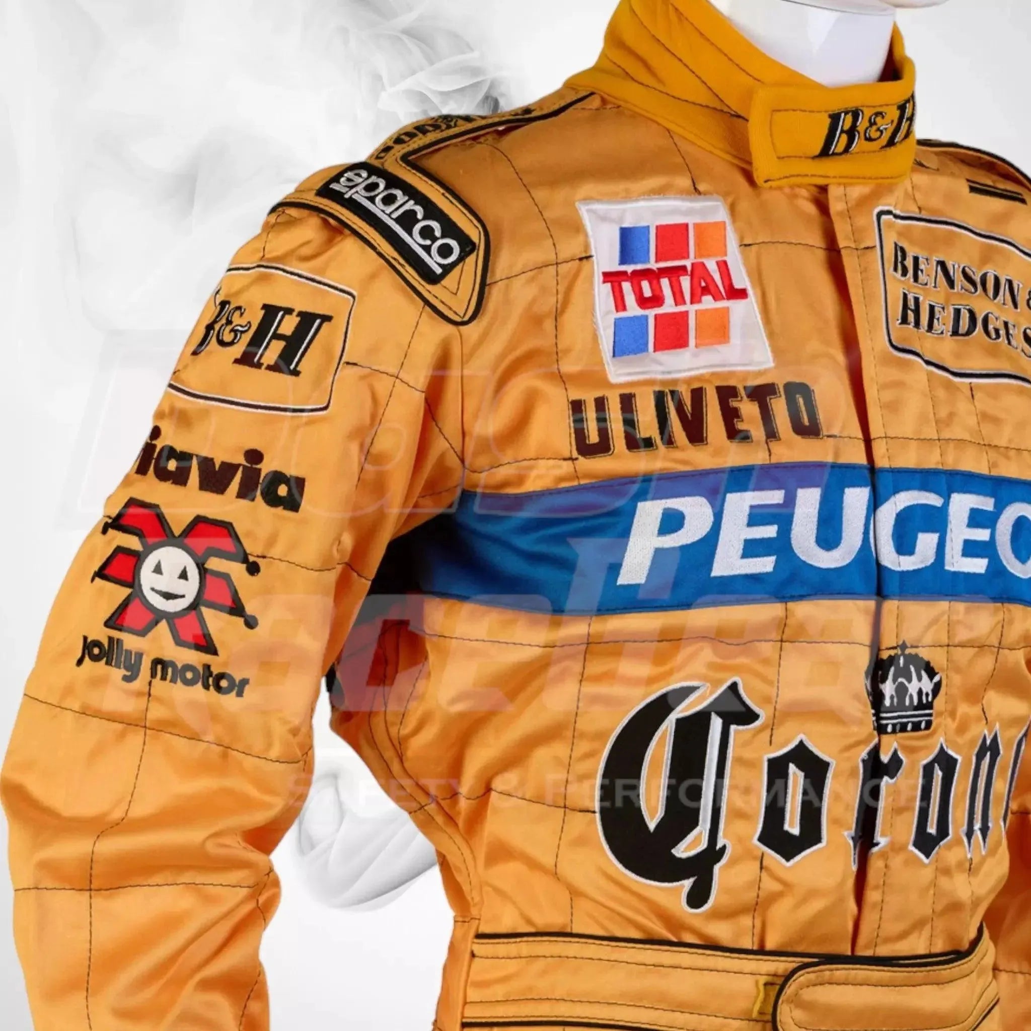 1996 Jordan Peugeot Benson & Hedges Sparco Formula 1 NIGEL MANSELL’S Race Suit - Dash Racewear