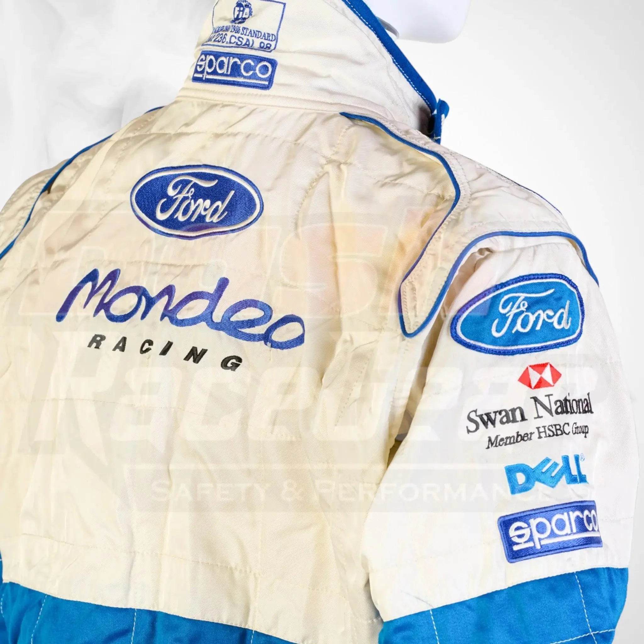 1998 Ford Mondeo Racing BTTC Sparco NIGEL MANSELL’S Race Suit DASH RACEGEAR