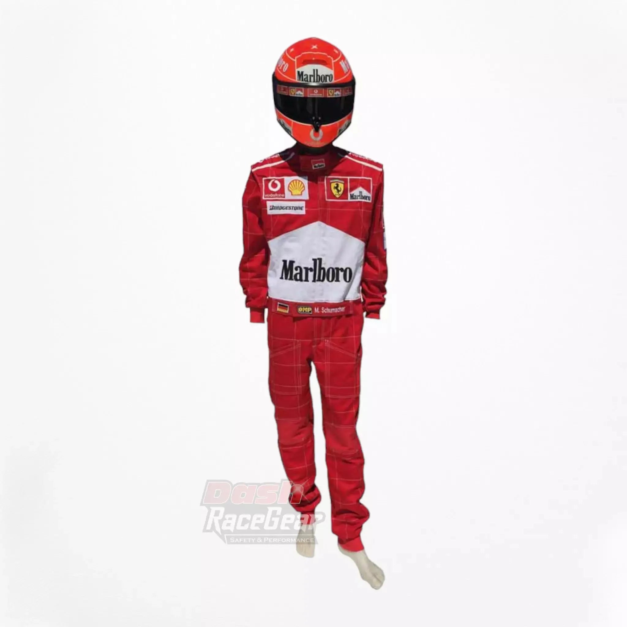 2004 Michael Schumacher Ferrari F1 Embroidered Racing Suit - Dash Racewear