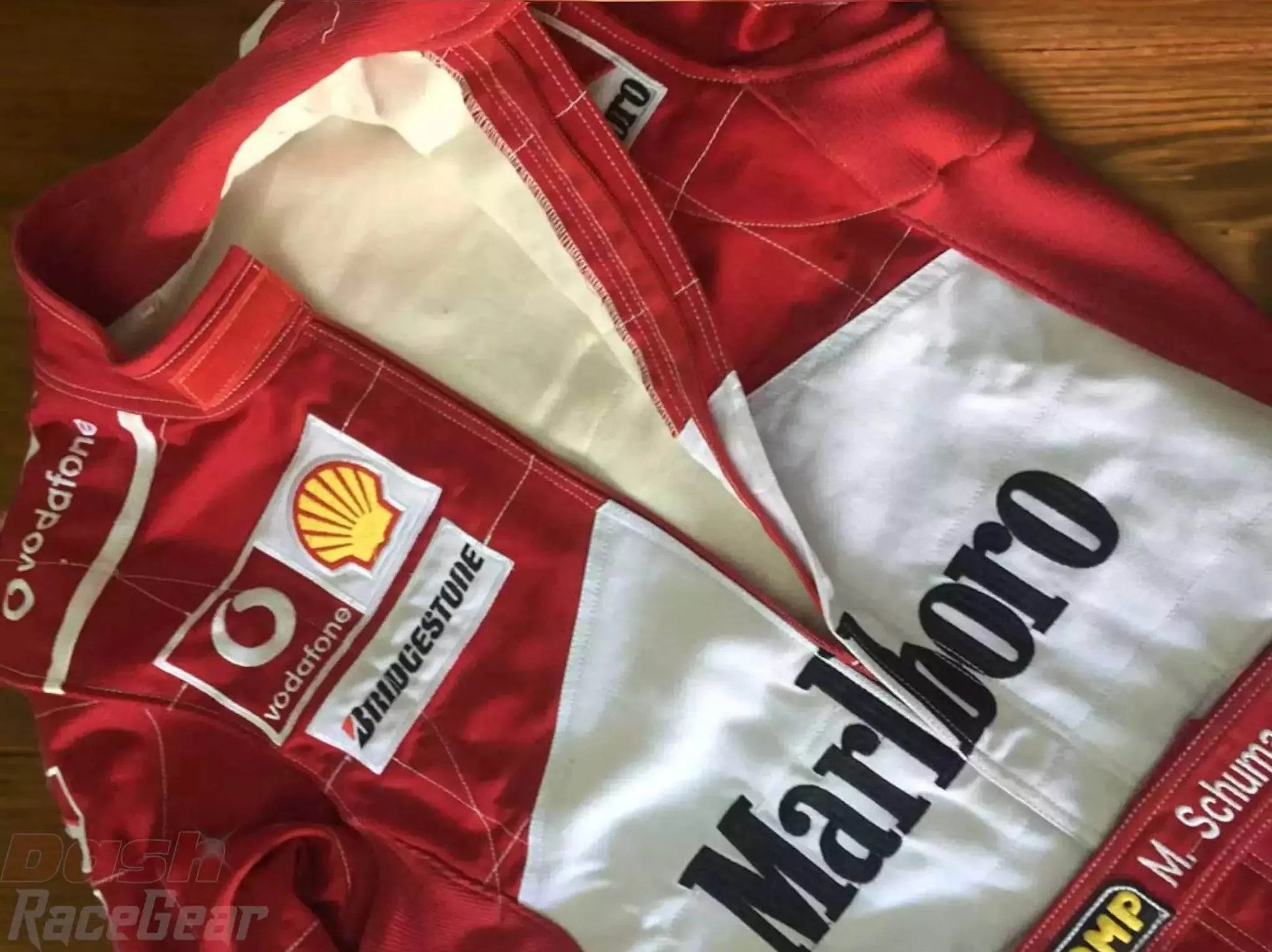2004 Michael Schumacher Ferrari F1 Embroidered Racing Suit - Dash Racegear