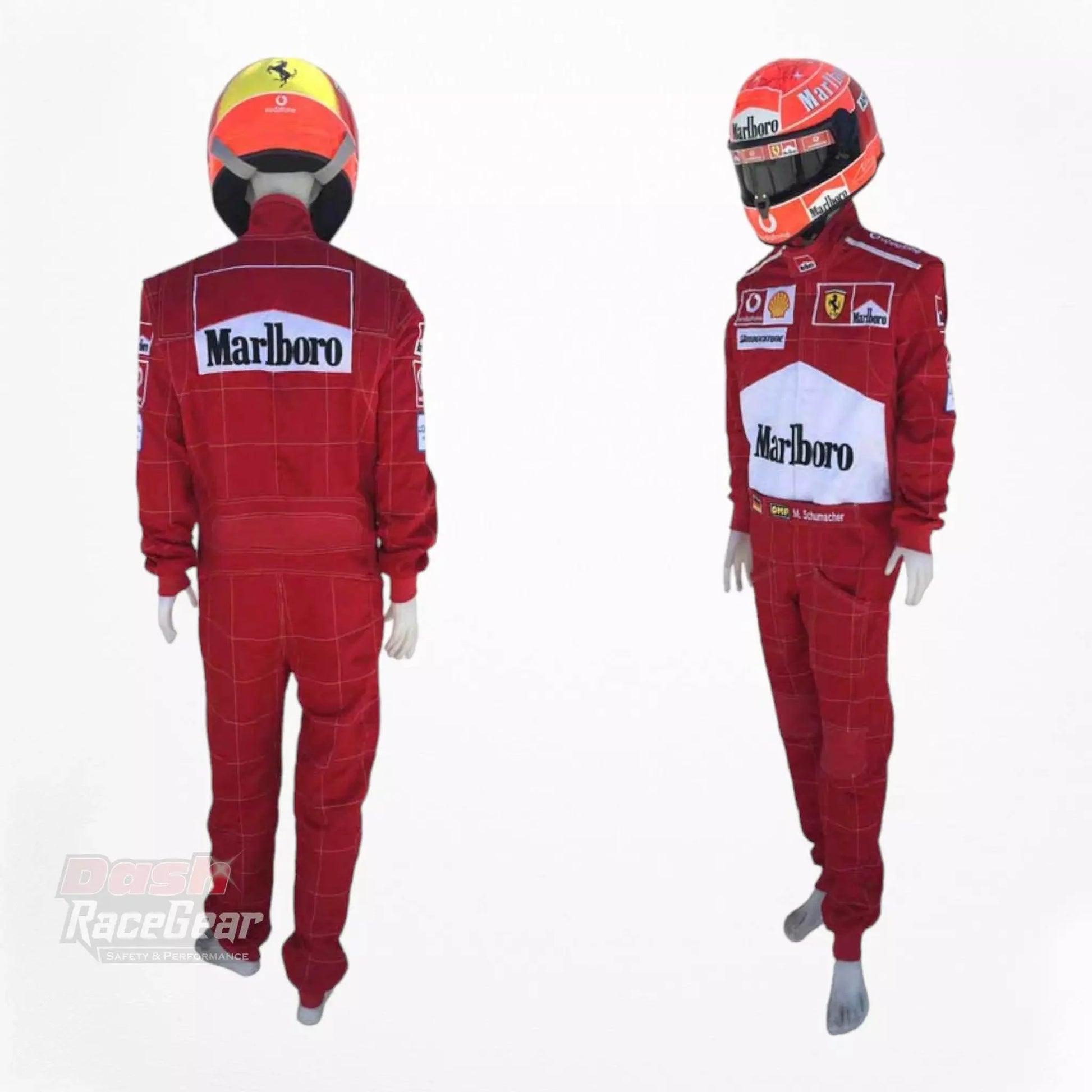 2004 Michael Schumacher Ferrari F1 Embroidered Racing Suit - Dash Racegear