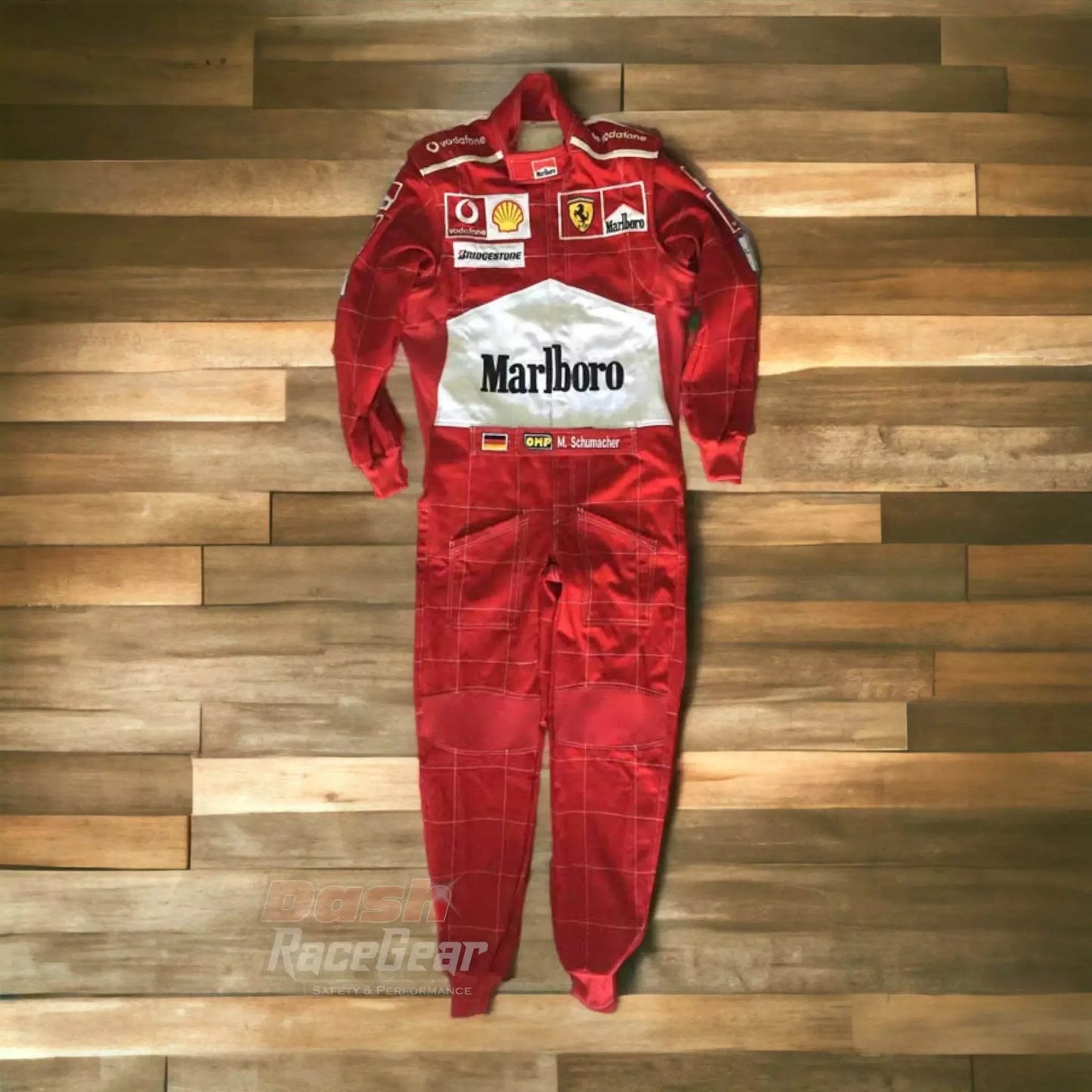 2004 Michael Schumacher Ferrari F1 Embroidered Racing Suit - Dash Racegear